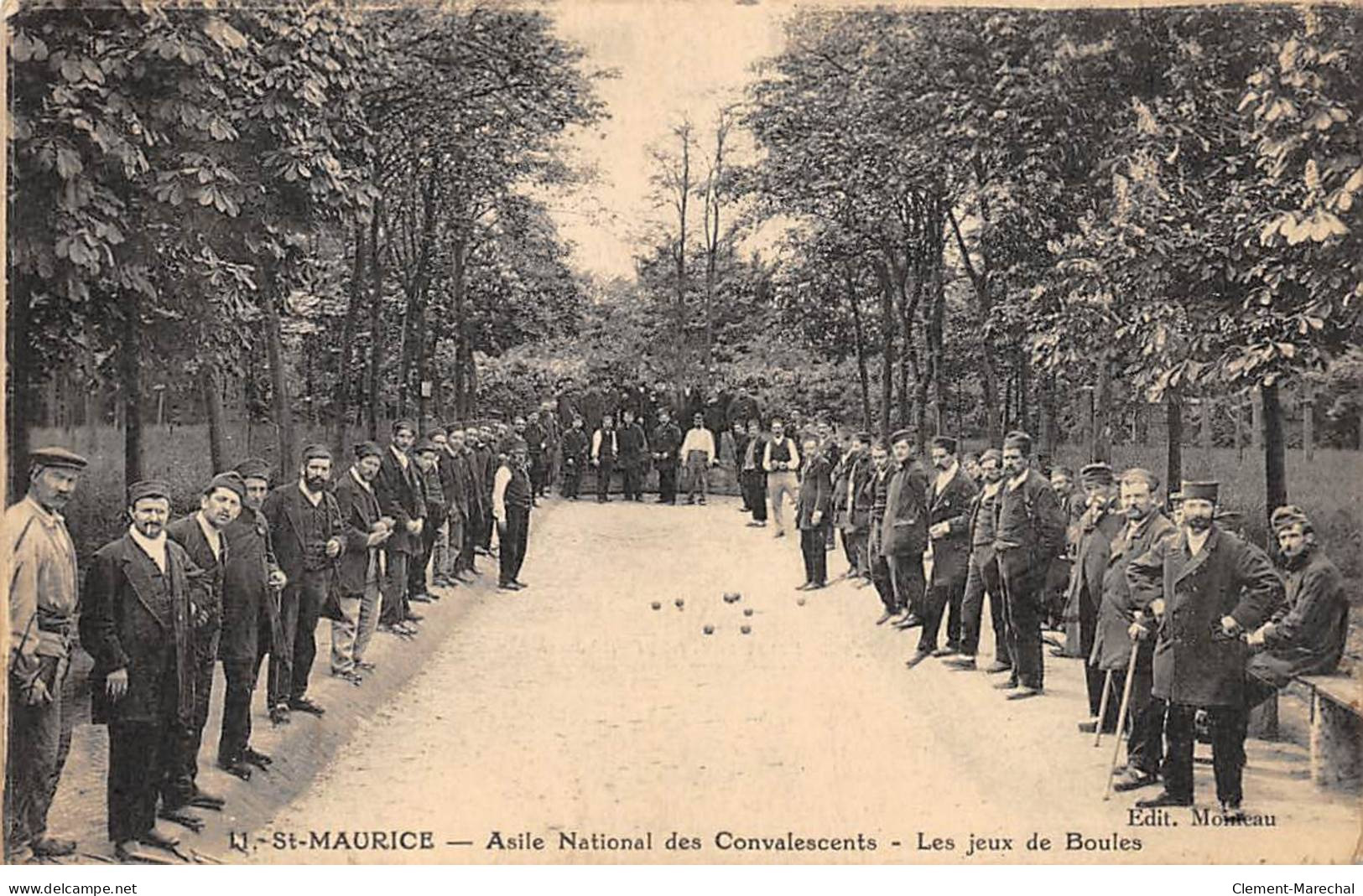 SAINT MAURICE - Asile National Des Convalescents - Les Jeux De Boules - Très Bon état - Saint Maurice
