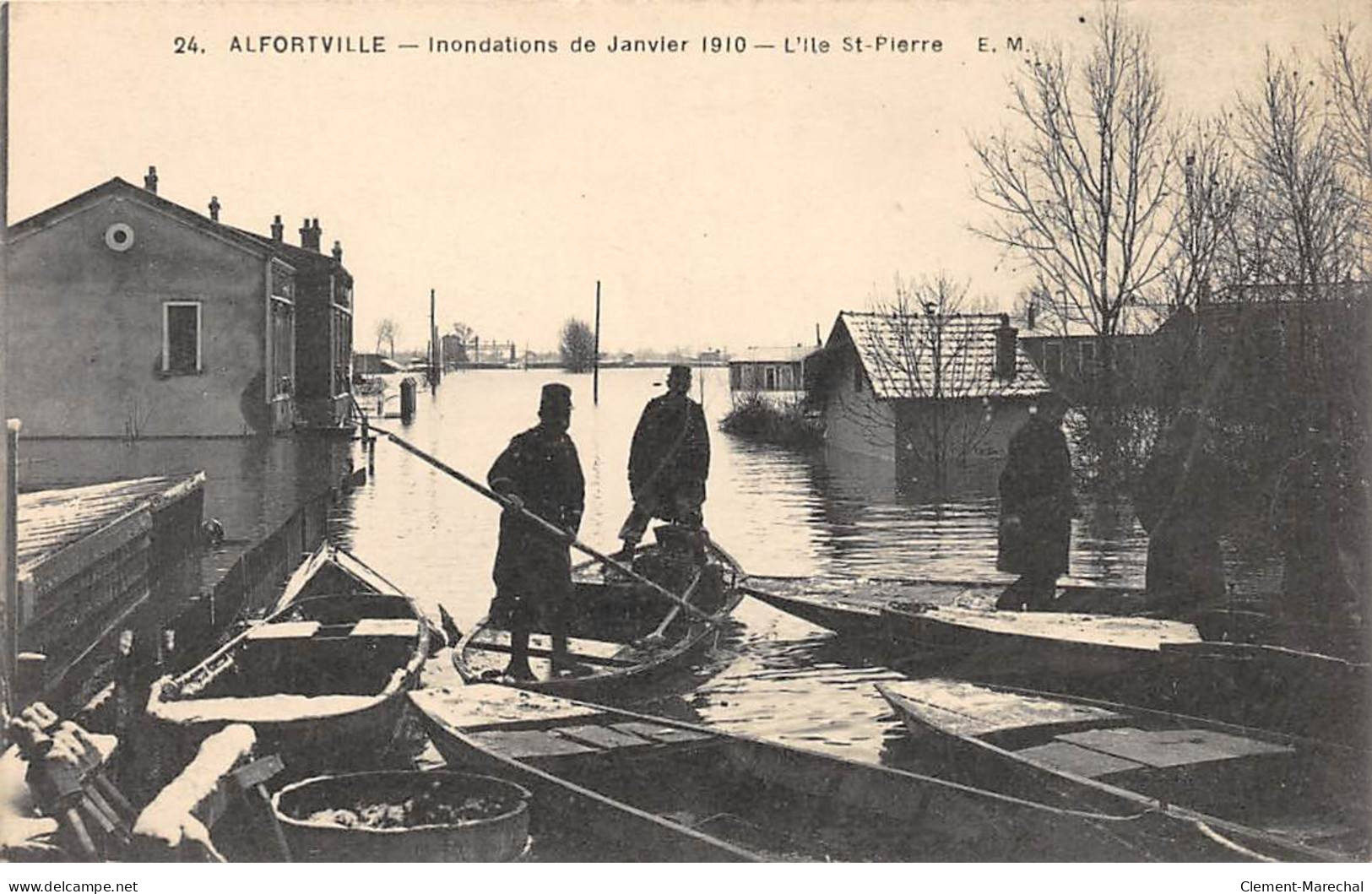 ALFORTVILLE - Inondations De Janvier 1910 - L'Ile Saint Pierre - Très Bon état - Alfortville