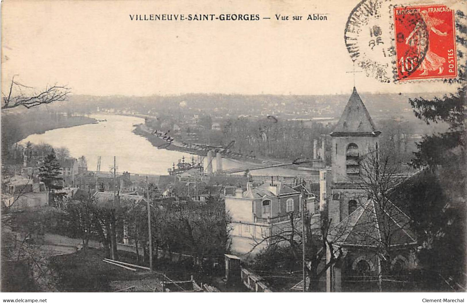 VILLENEUVE SAINT GEORGES - Vue Sur Ablon - Très Bon état - Villeneuve Saint Georges