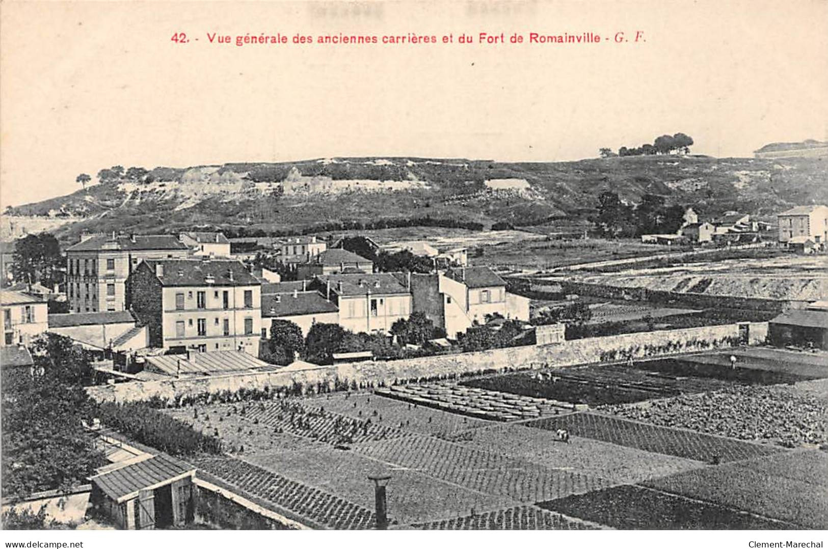 Vue Générale Des Anciennes Carrières Et Du Fort De ROMAINVILLE - Très Bon état - Romainville