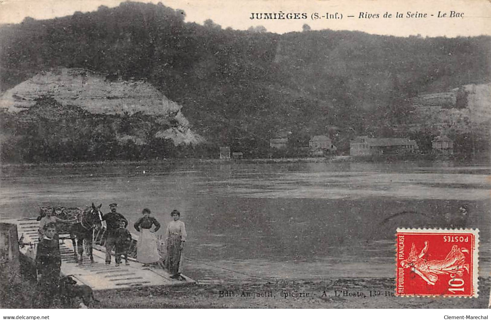 JUMIEGES - Rives De La Seine - Le Bac - Très Bon état - Jumieges