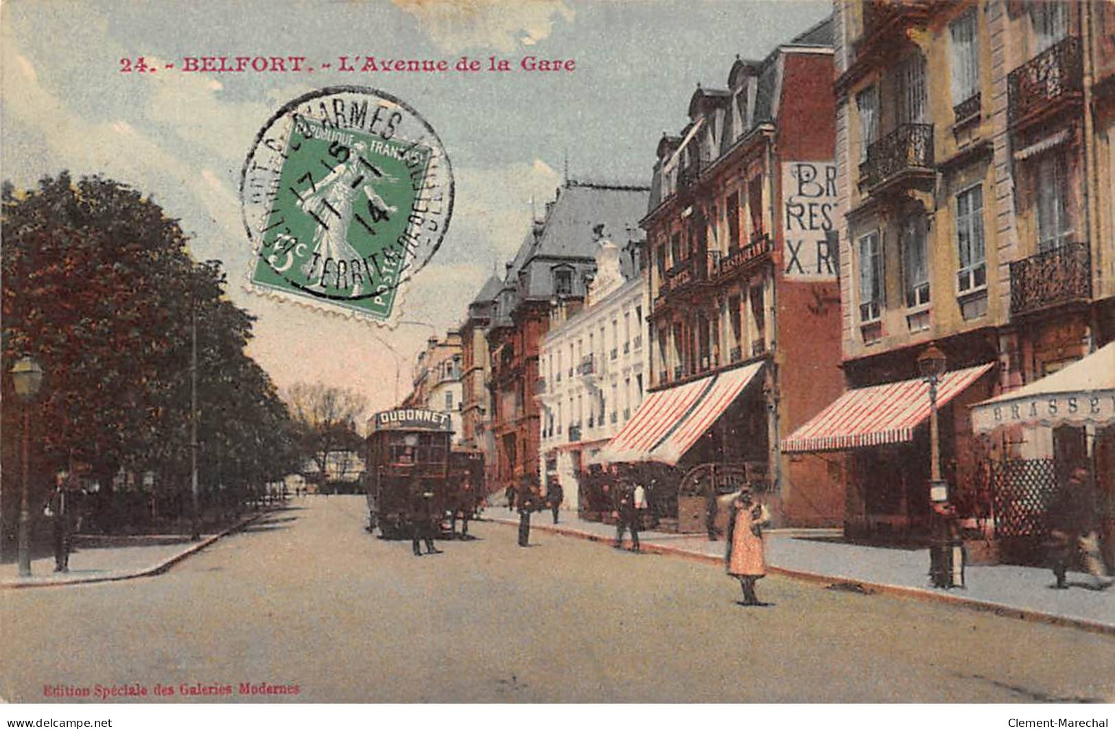 BELFORT - L'Avenue De La Gare - Très Bon état - Belfort - Stadt