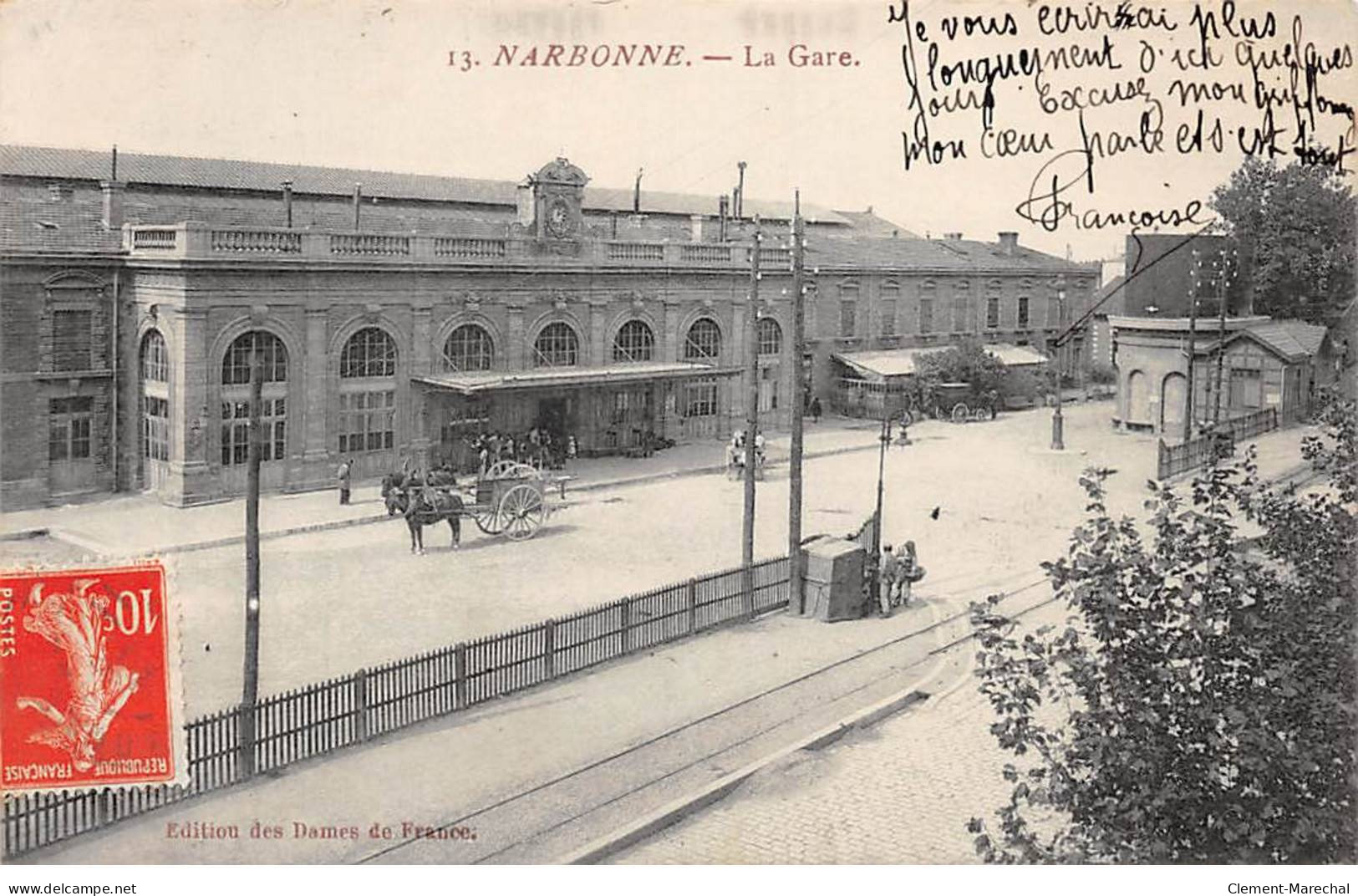 NARBONNE - La Gare - Très Bon état - Narbonne