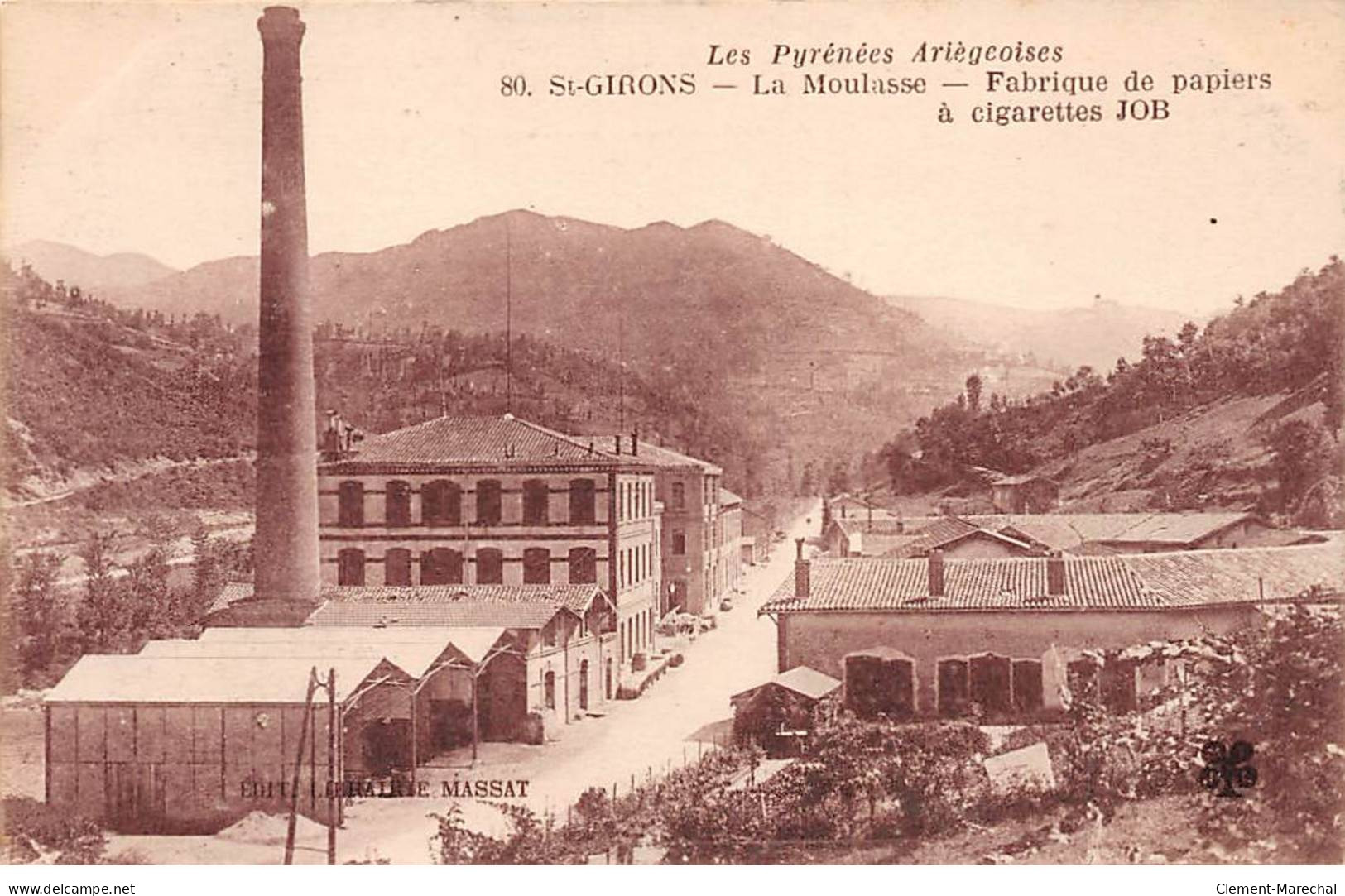 SAINT GIRONS - La Moulasse - Fabrique De Papiers à Cigarettes JOB - Très Bon état - Saint Girons