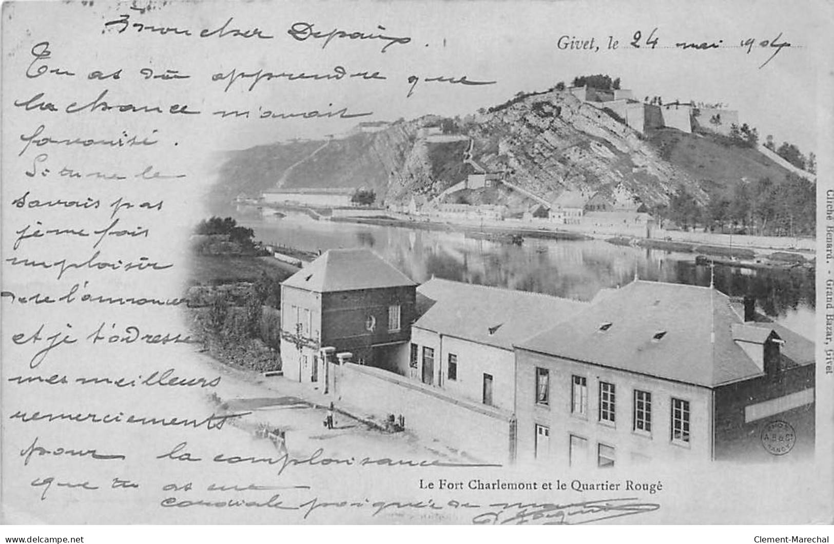 GIVET - Le Fort Charlemont Et Le Quartier Rougé - Très Bon état - Givet