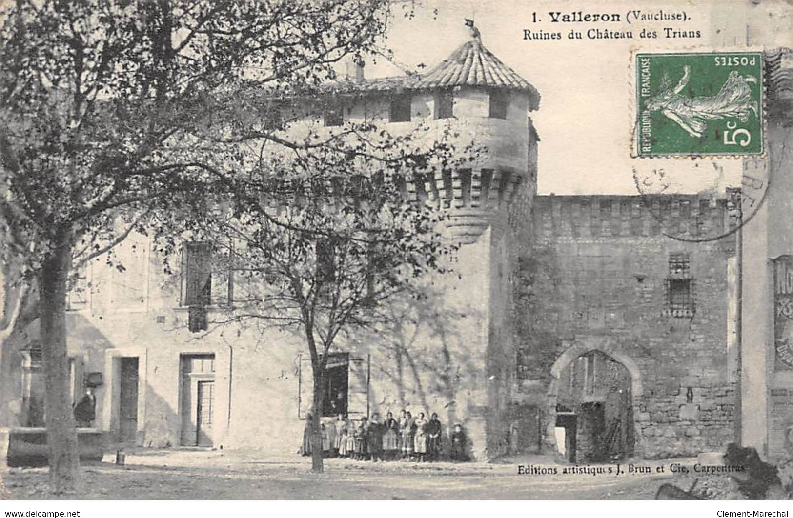 VALLERON - Ruines Du Château Des Trians - Très Bon état - Otros & Sin Clasificación