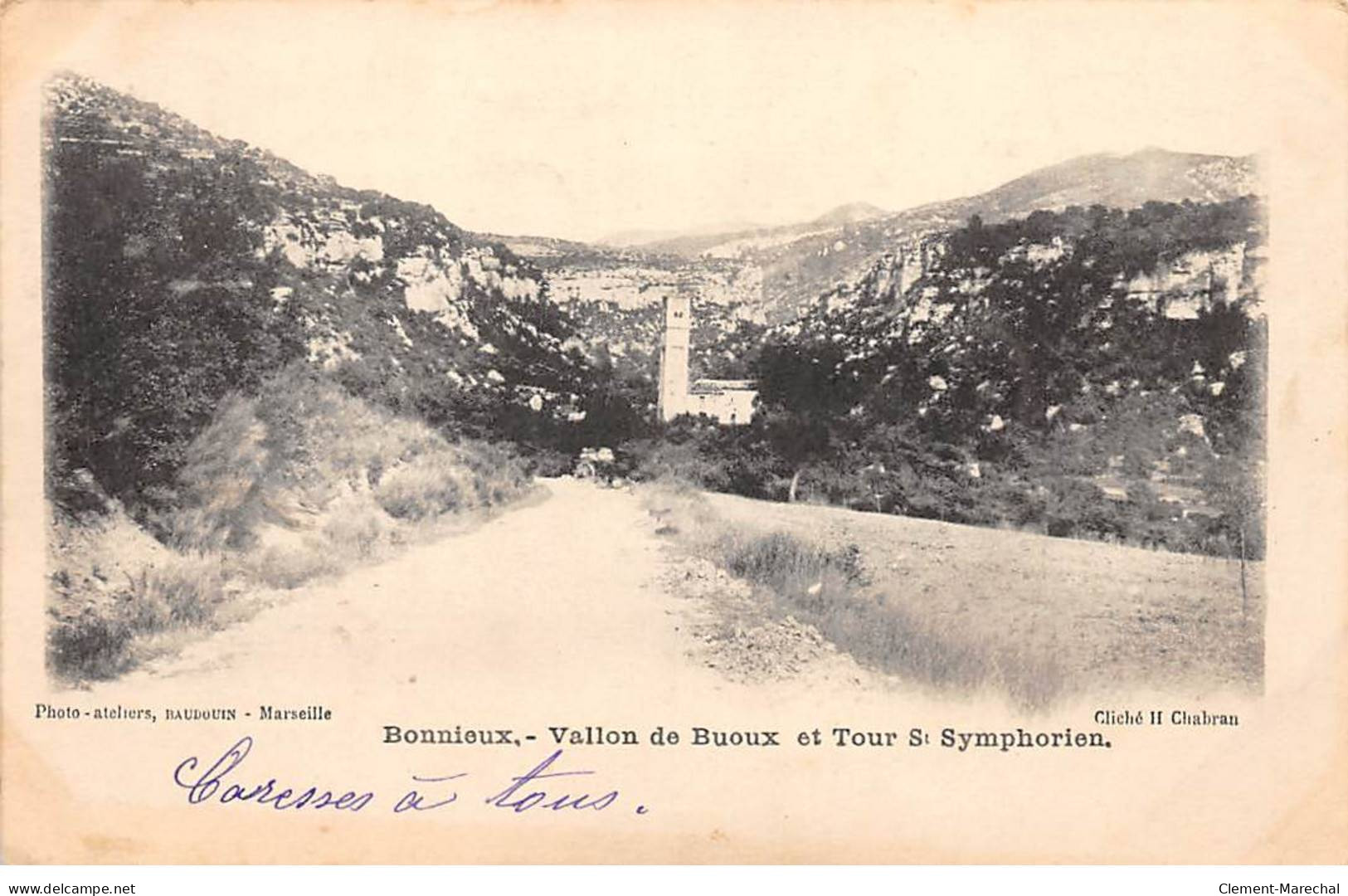 BONNIEUX - Vallon De Buoux Et Tour Saint Symphorien - Très Bon état - Bonnieux