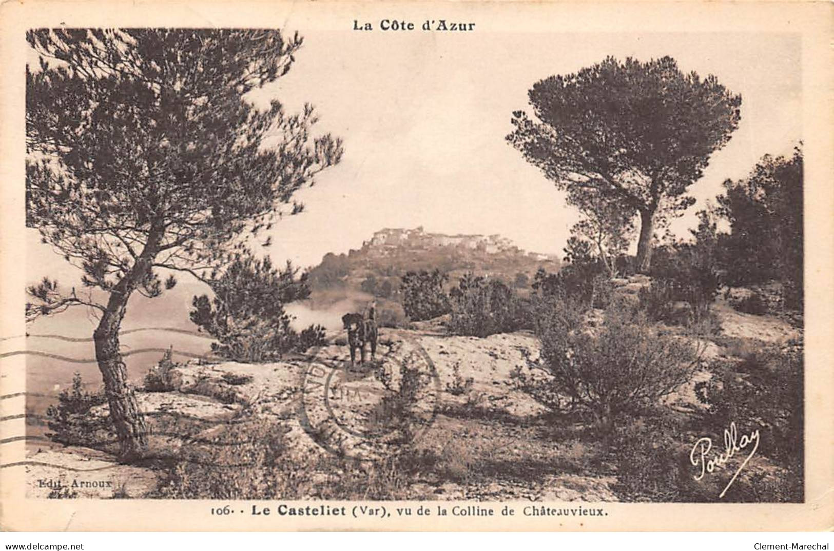 LE CASTELLET , Vu De La Colline De Châteauvieux - état - Le Castellet