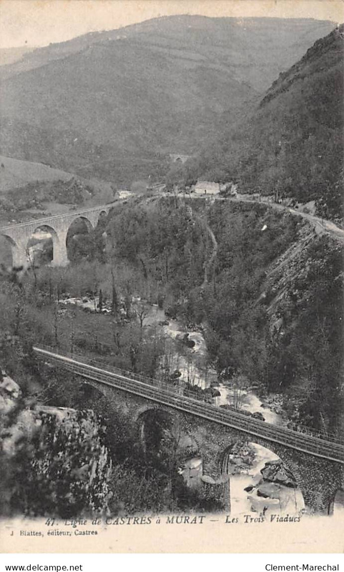 Ligne De Castres à Murat - Les Trois Viaducs - Très Bon état - Autres & Non Classés