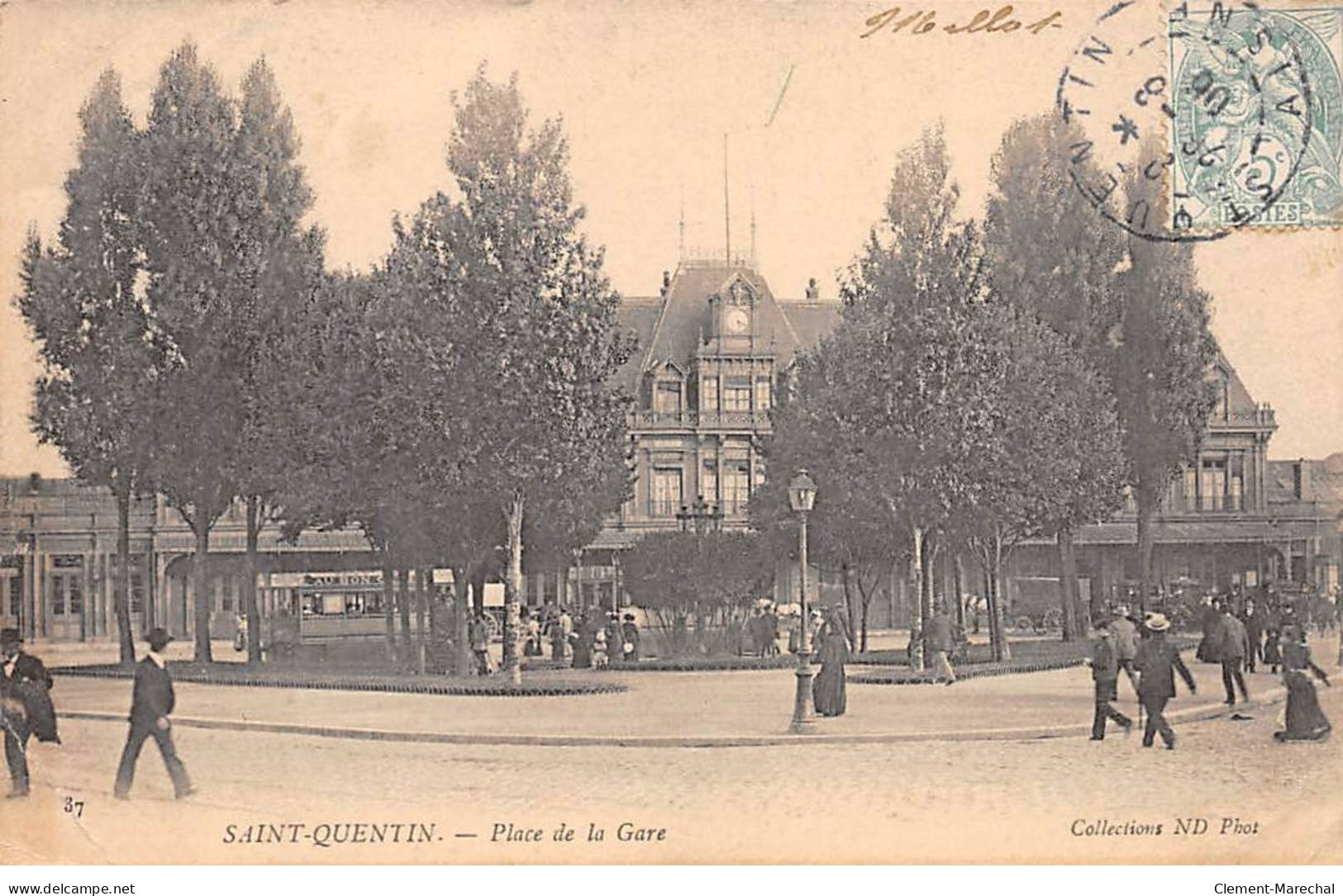 SAINT QUENTIN - Place De La Gare - état - Saint Quentin