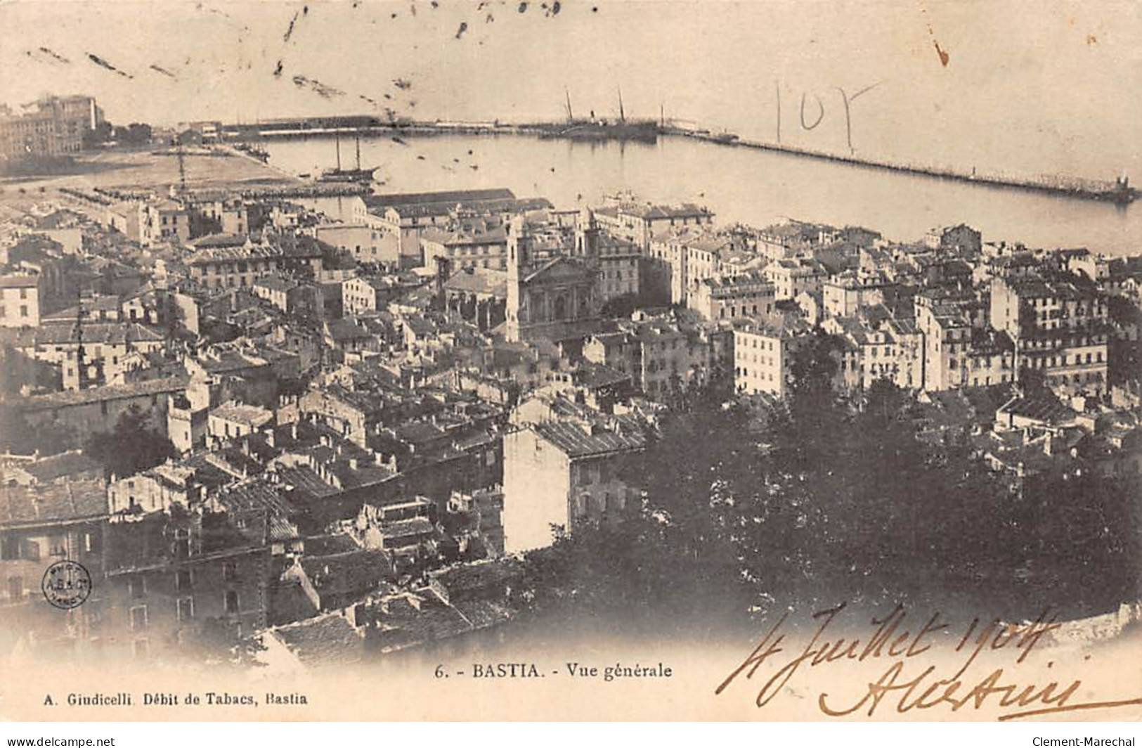 BASTIA - Vue Générale - état - Bastia