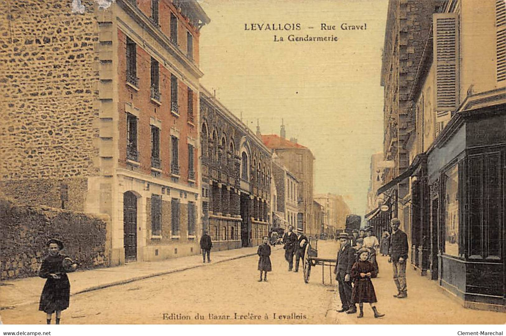 LEVALLOIS - Rue Gravel - La Gendarmerie - état - Levallois Perret