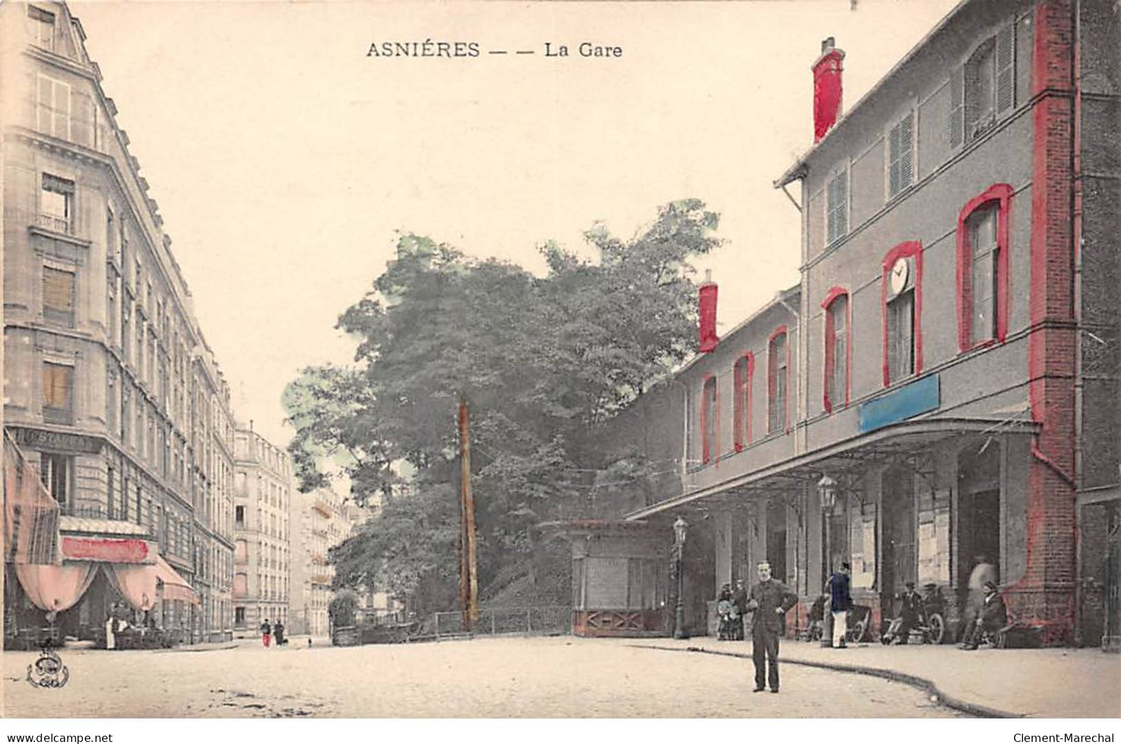 ASNIERES - La Gare - Très Bon état - Asnieres Sur Seine