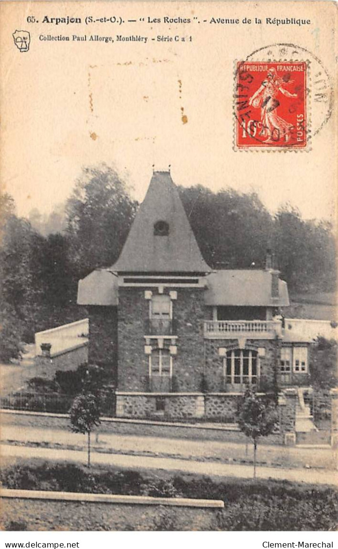 ARPAJON - " Les Roches " - Avenue De La République - état - Arpajon