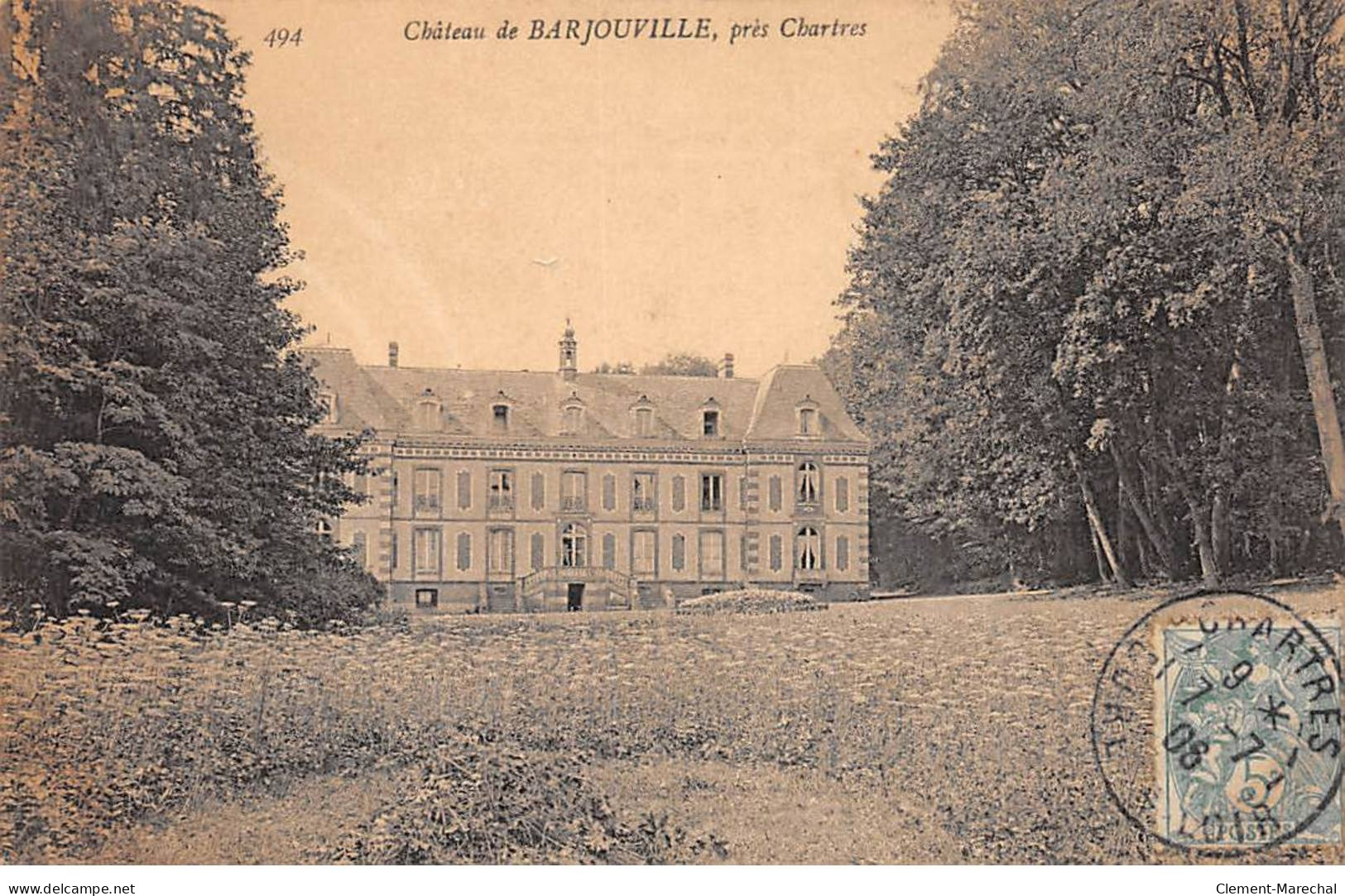 Château De BARJOUVILLE Près Chartres - Très Bon état - Autres & Non Classés