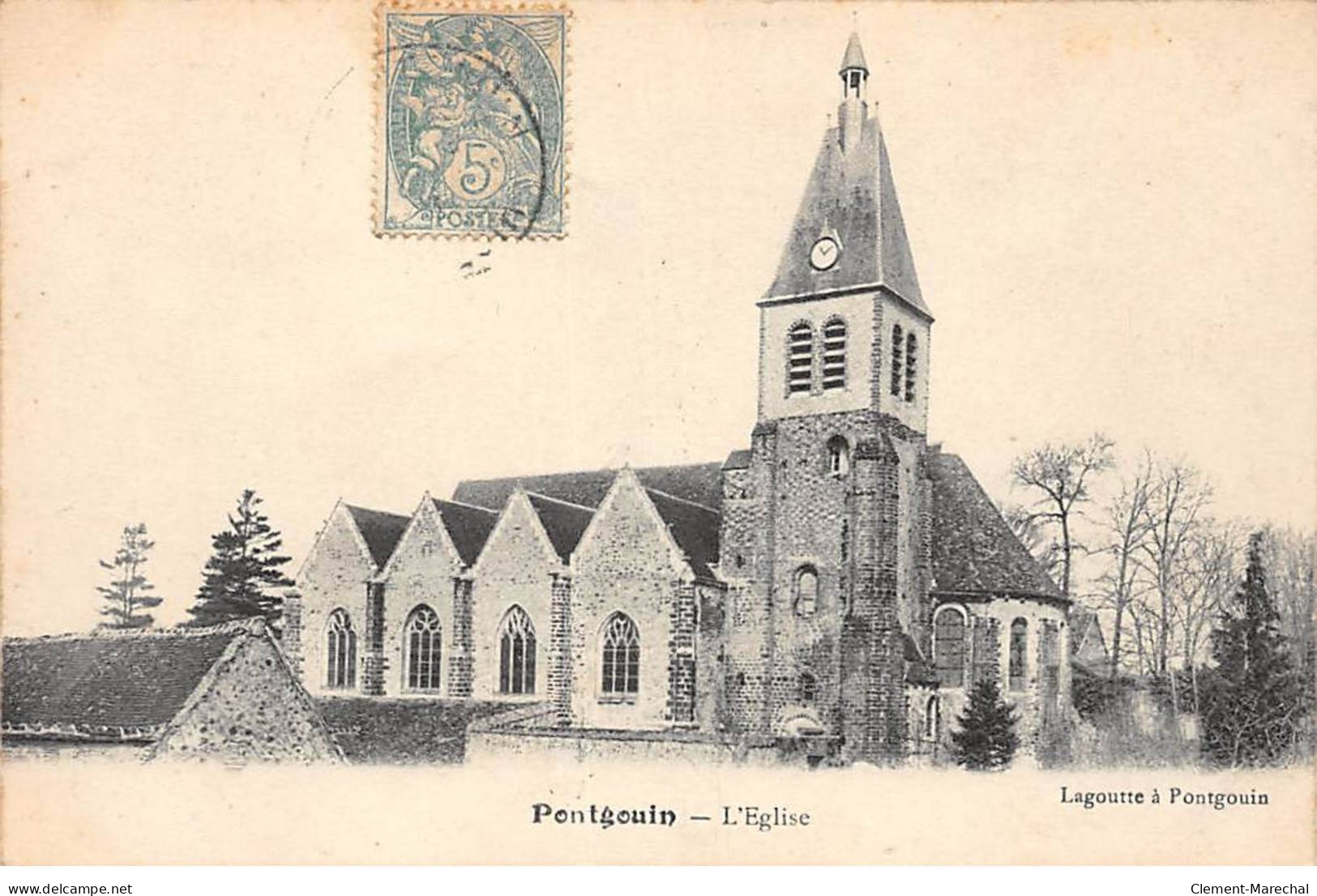 PONTGOUIN - L'Eglise - Très Bon état - Other & Unclassified