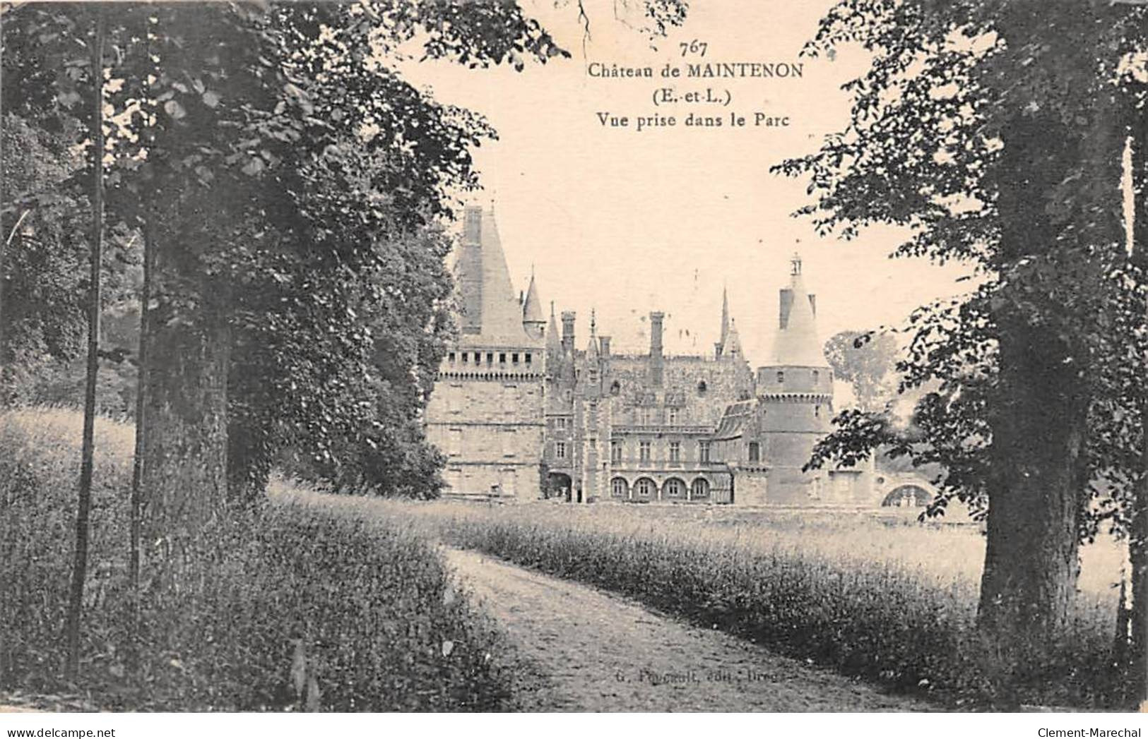 Château De MAINTENON - Vue Prise Dans Le Parc - Très Bon état - Maintenon