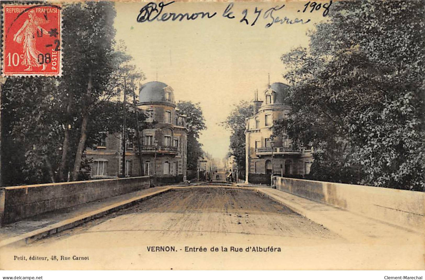 VERNON - Entrée De La Rue D'Albuféra - Très Bon état - Vernon