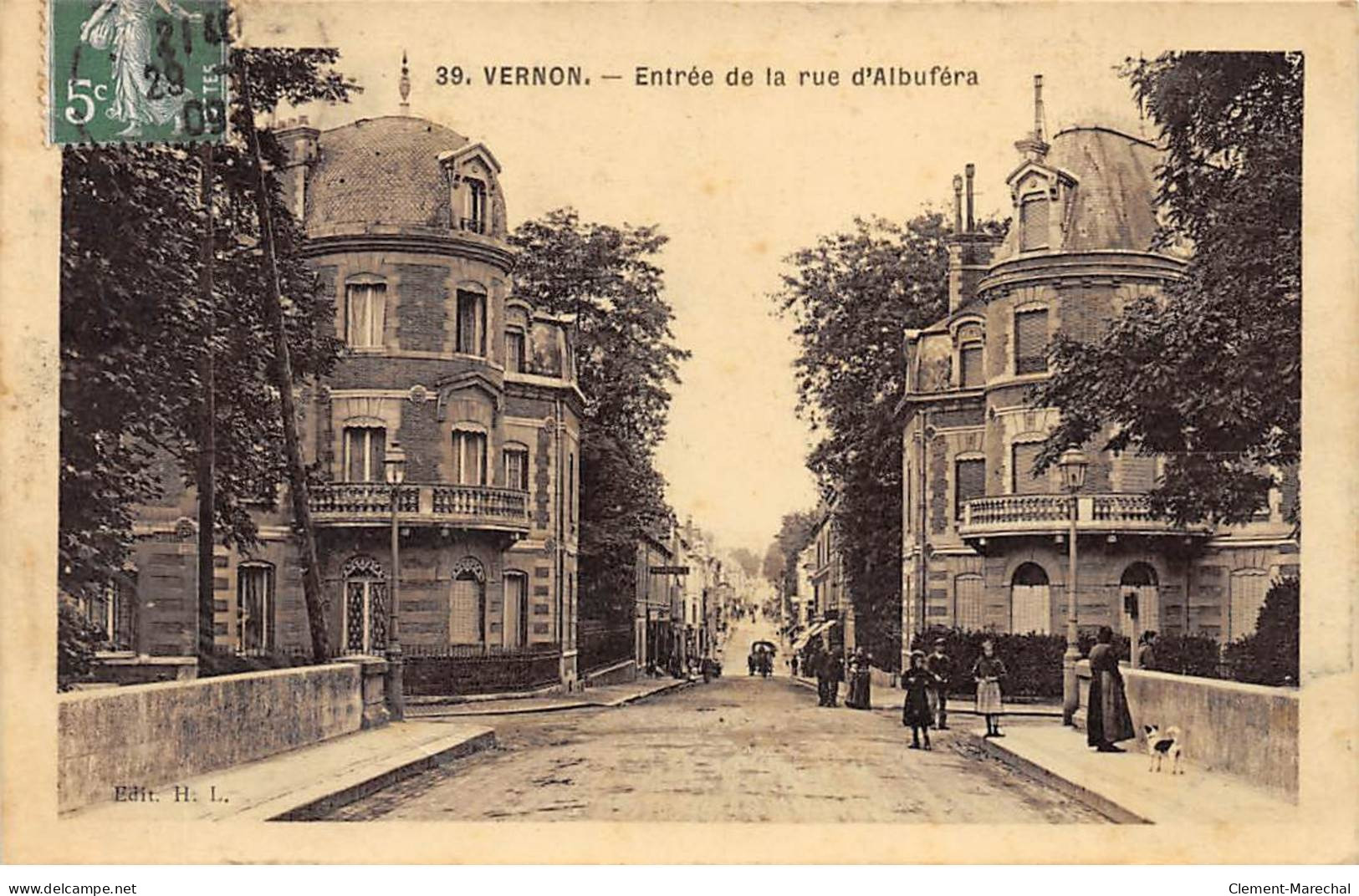 VERNON - Entrée De La Rue D'Albuféra - Très Bon état - Vernon