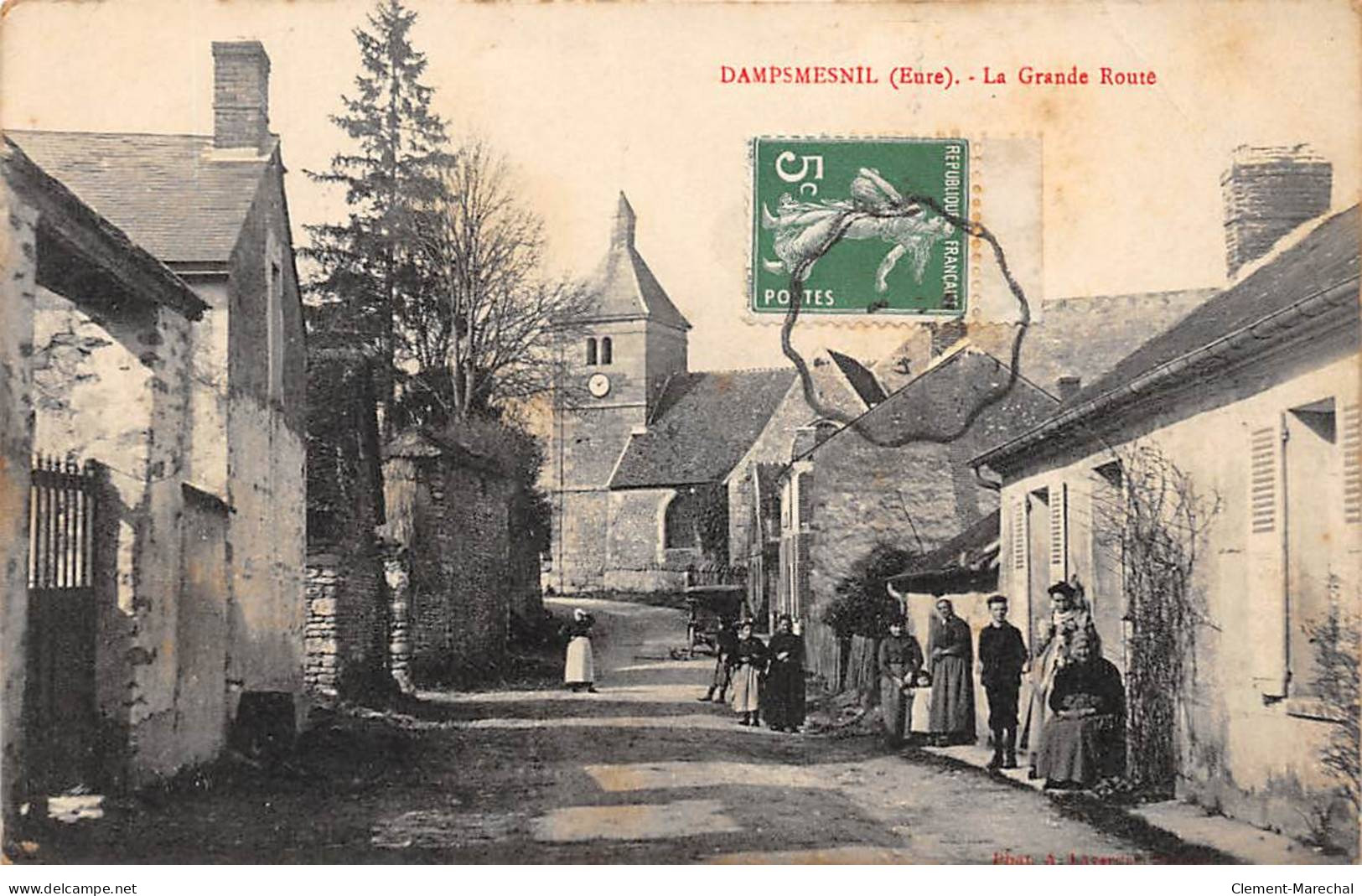 DAMPSMESNIL - La Grande Route - état - Sonstige & Ohne Zuordnung