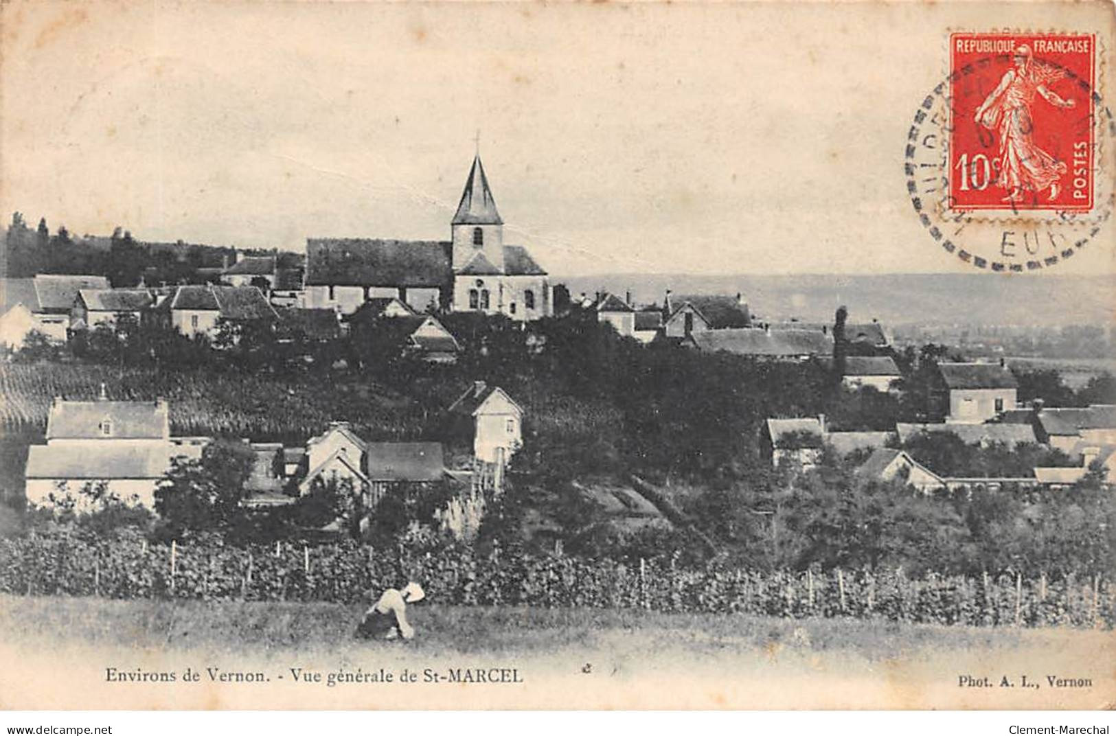 Vue Générale De SAINT MARCEL - état - Autres & Non Classés