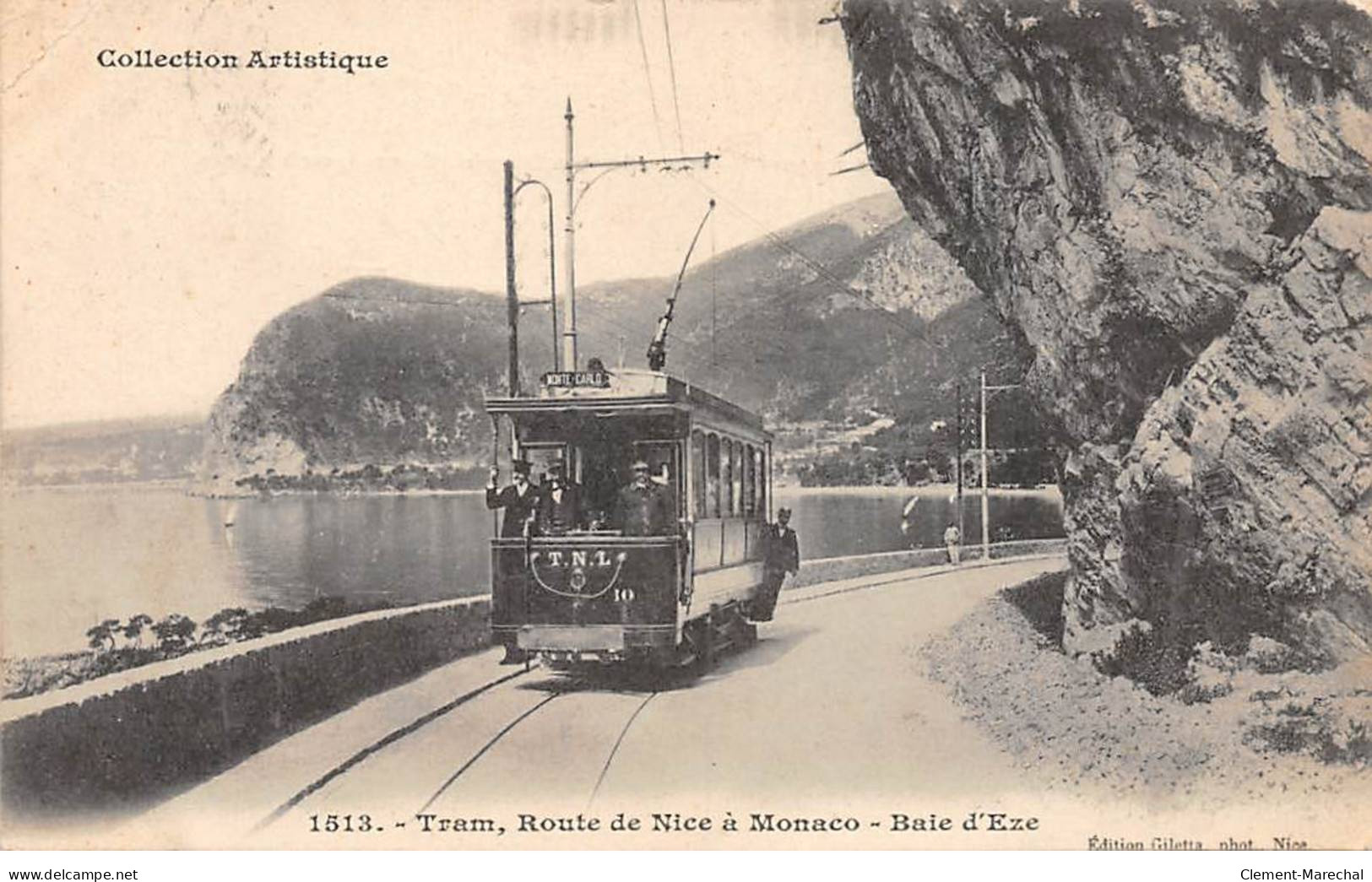 Tram, Route De Nice à Monaco - Baie D'EZE - état - Eze