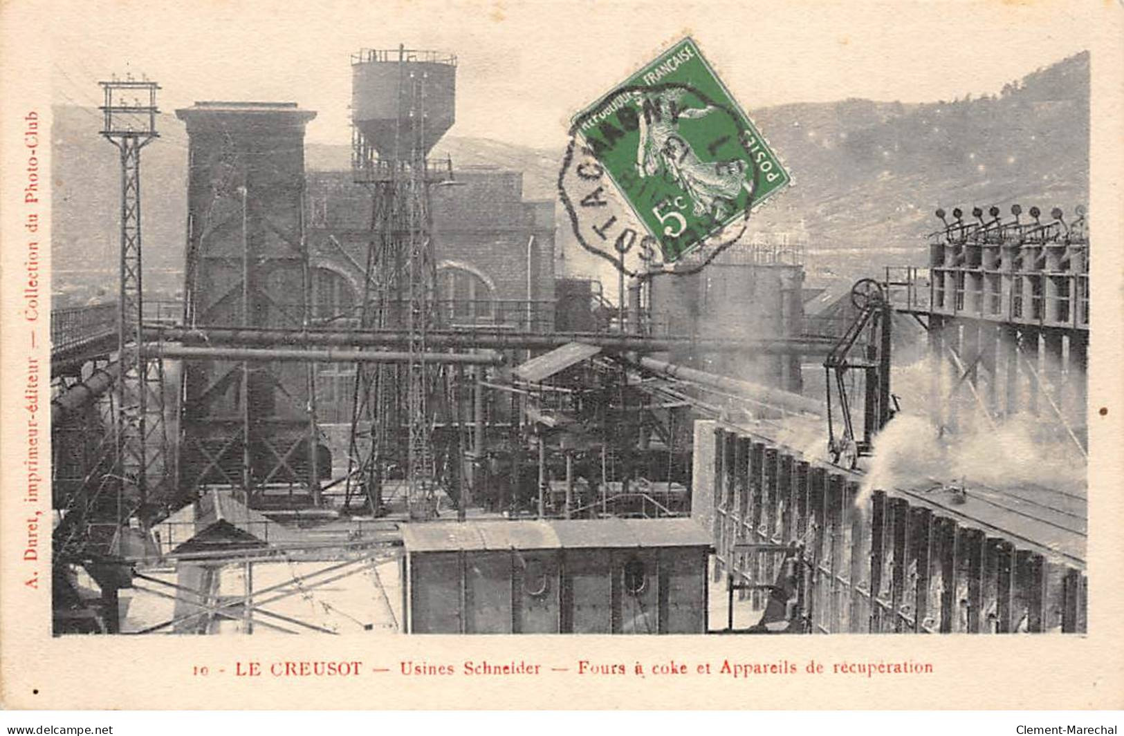 LE CREUSOT - Usines Schneider - Fours à Coke Et Appareils De Récupération - Très Bon état - Other & Unclassified