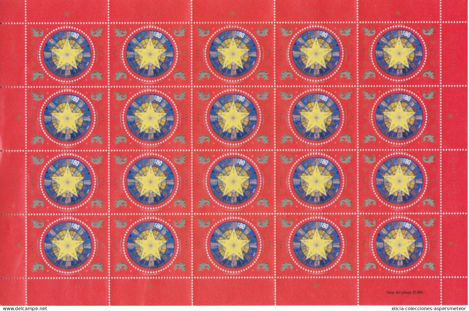 Argentina - 2019 - Belen Star - Christmas Sheet Stamp - MNH - - Nuovi