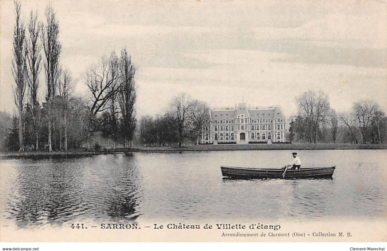 SARRON - Le Château De Villette - L'Etang - Très Bon état - Autres & Non Classés