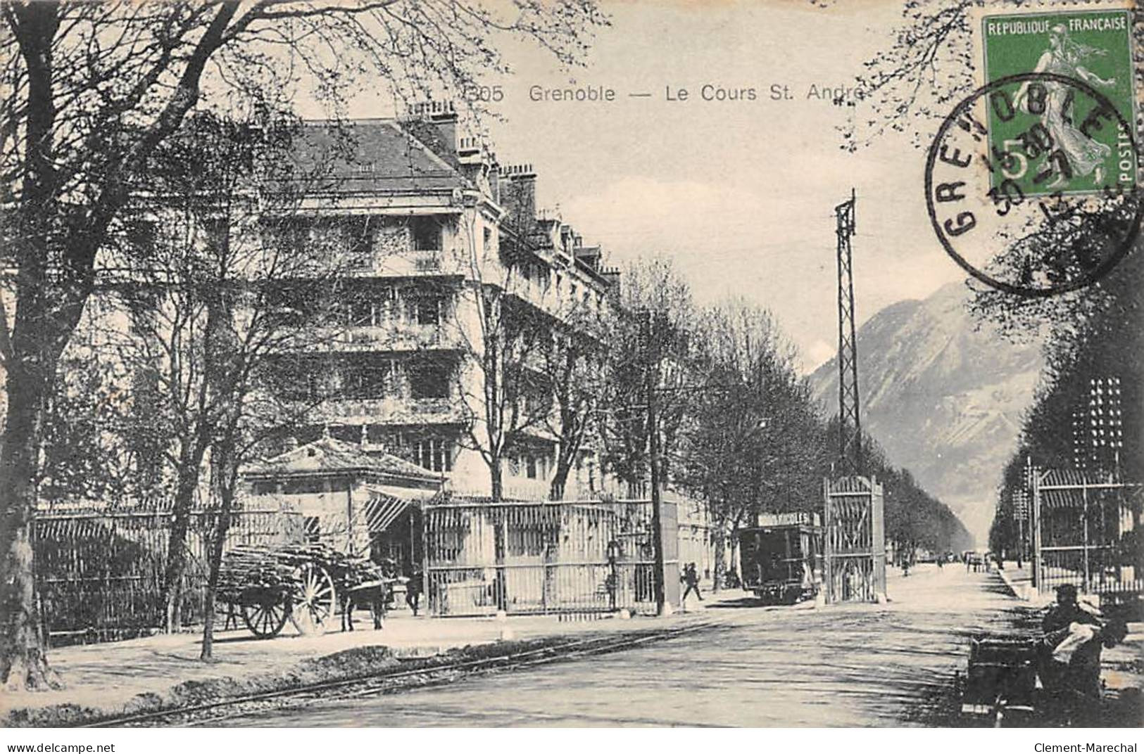 GRENOBLE - Le Cours Saint André - Très Bon état - Grenoble