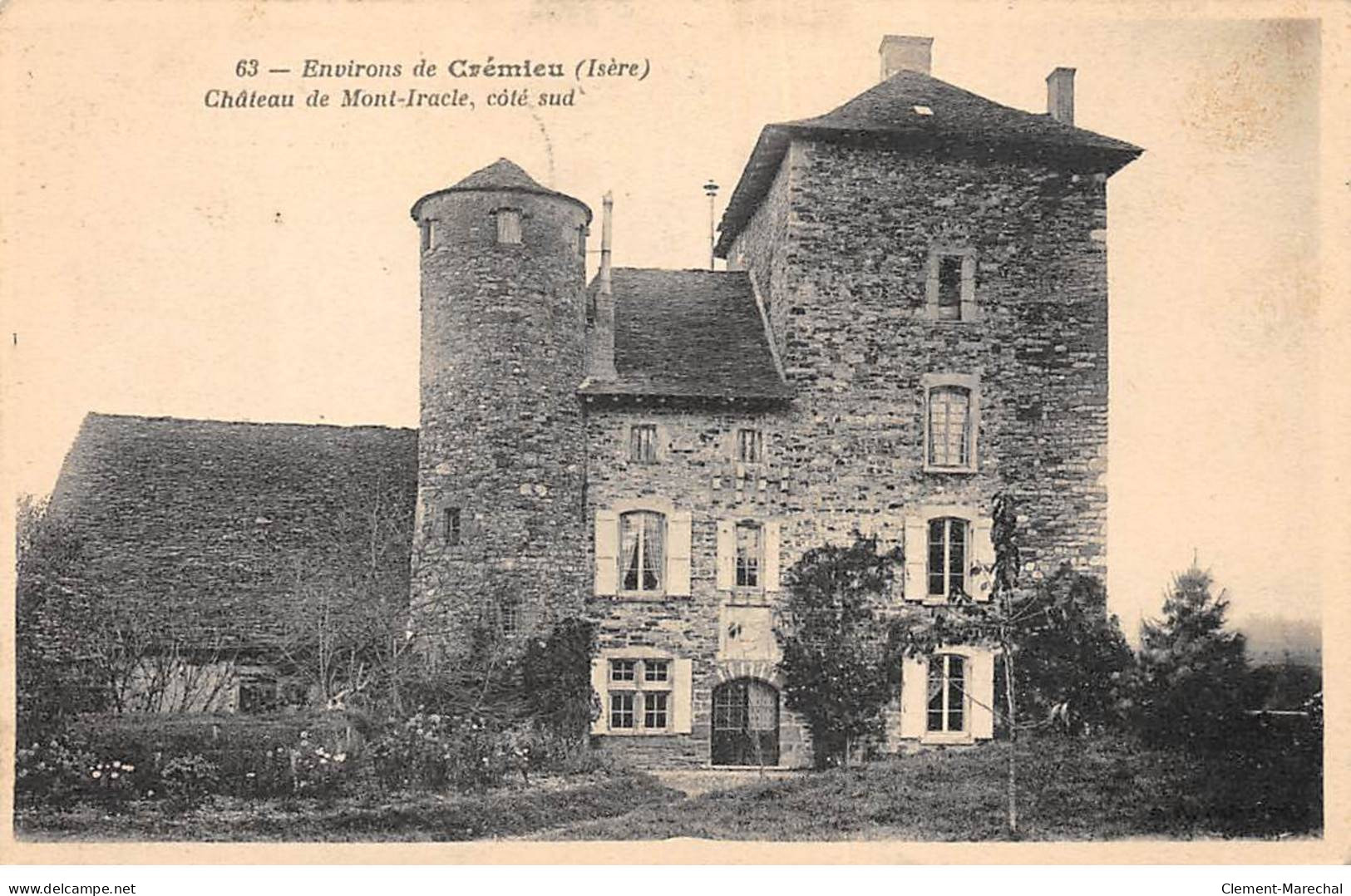 Environs De CREMIEU - Château De MONT IRACLE - Très Bon état - Autres & Non Classés