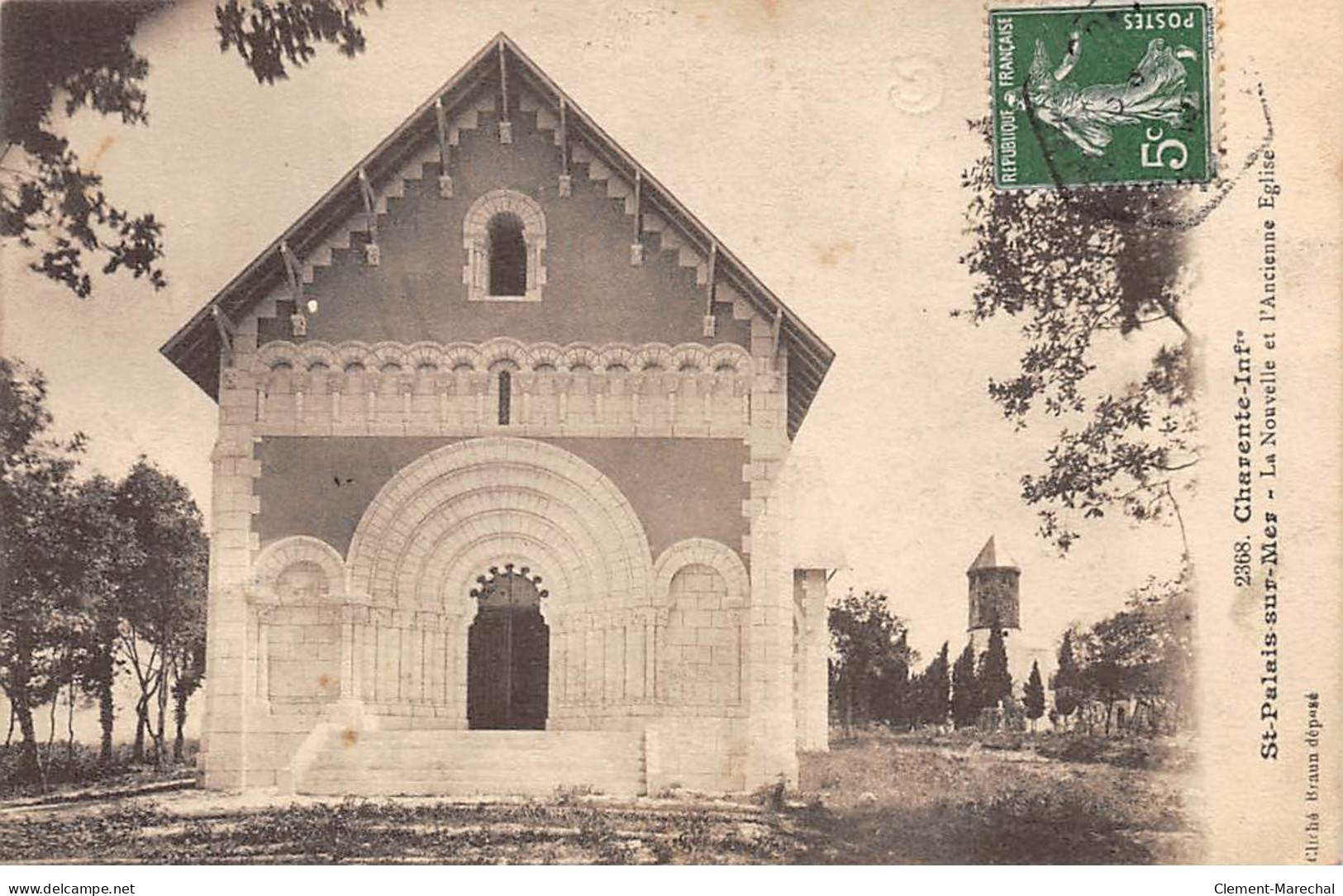 SAINT PALAIS SUR MER - La Nouvelle Et L'Ancienne Eglise - Très Bon état - Saint-Palais-sur-Mer