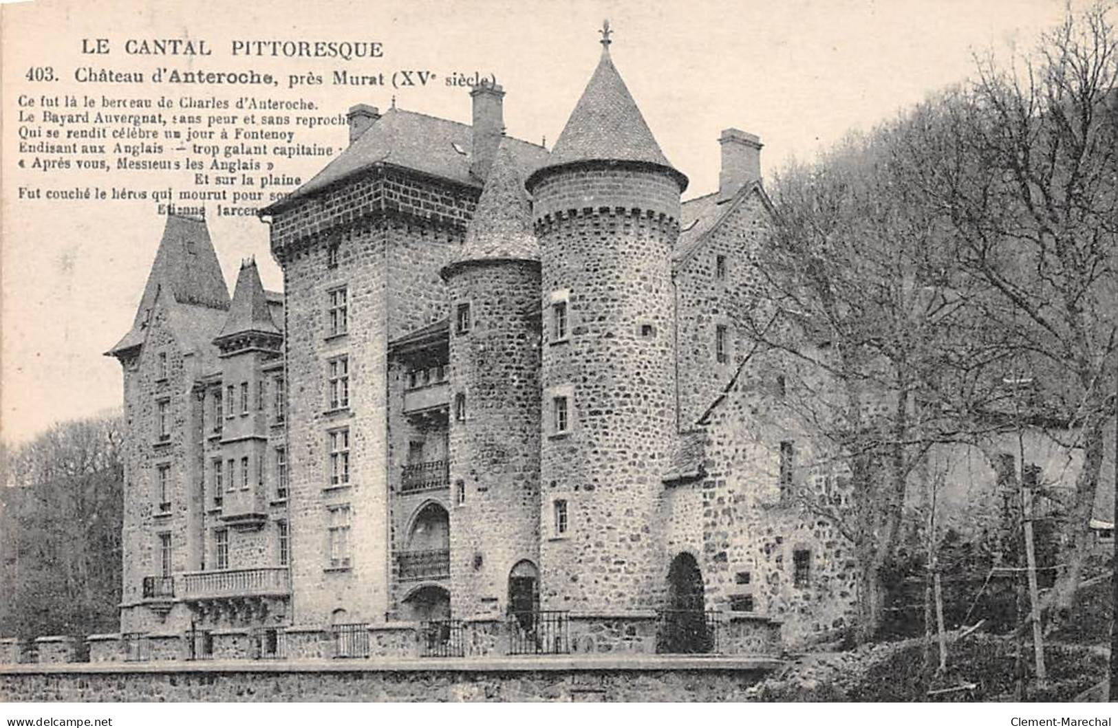 Château D'ANTEROCHE Près Murat - Très Bon état - Otros & Sin Clasificación