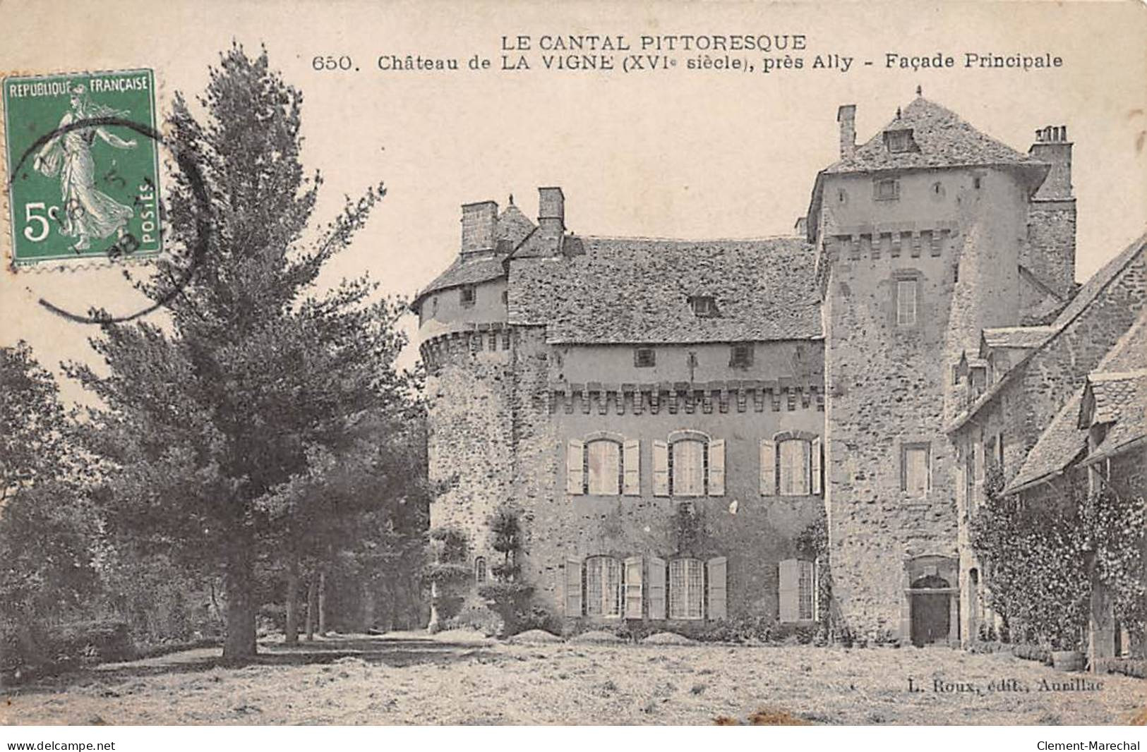 Château De LA VIGNE Près Ally - Très Bon état - Andere & Zonder Classificatie