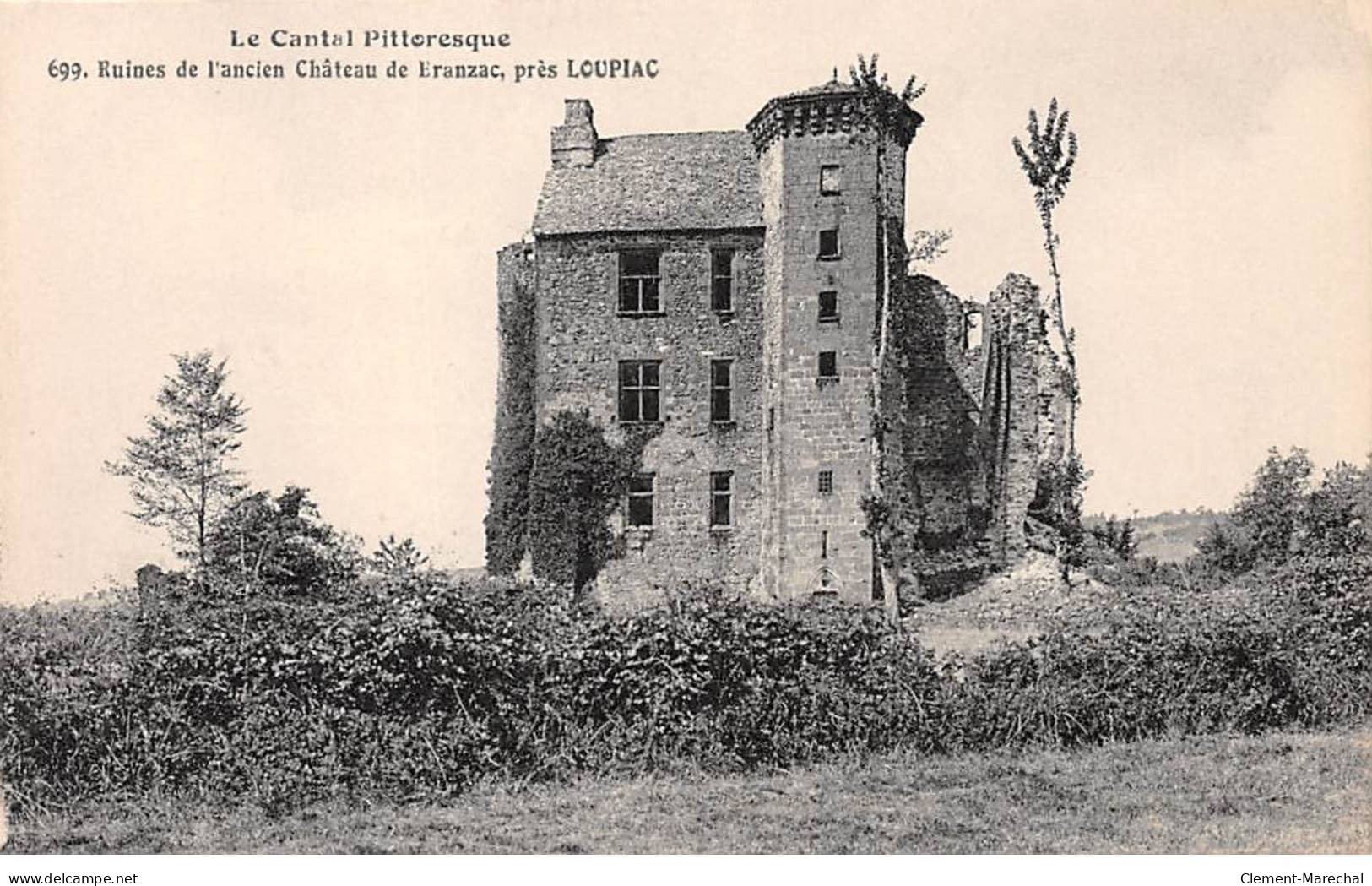Ruines De L'ancien Château De ERANZAC Près LOUPIAC - Très Bon état - Autres & Non Classés