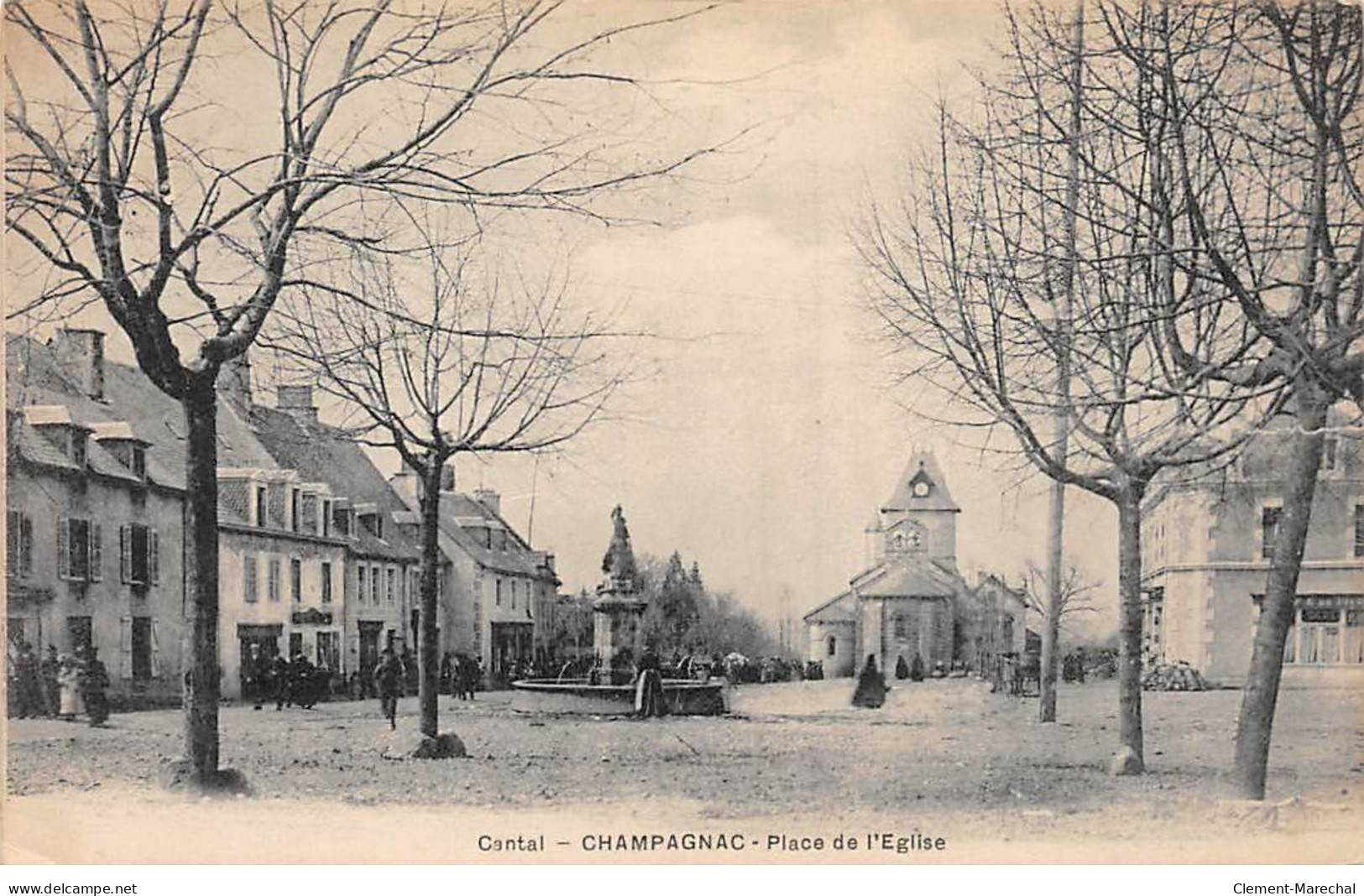 CHAMPAGNAC - Place De L'Eglise - Très Bon état - Andere & Zonder Classificatie