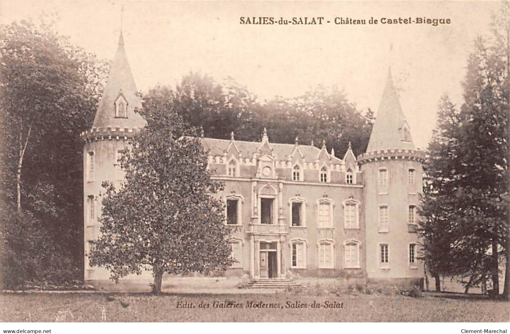 SALIES DU SALAT - Château De Castel Biague - Très Bon état - Salies-du-Salat