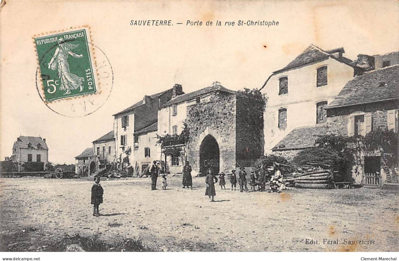SAUVETERRE - Porte De La Rue Saint Christophe - Très Bon état - Autres & Non Classés