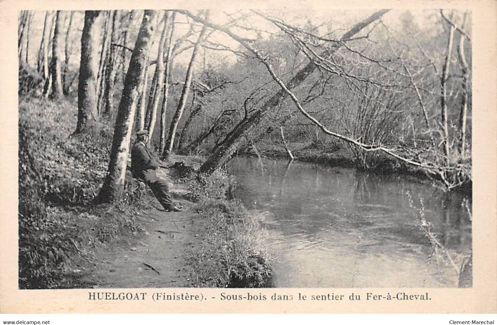 HUELGOAT - Sous Bois Dans Le Sentier Du Fer à Cheval - Très Bon état - Huelgoat