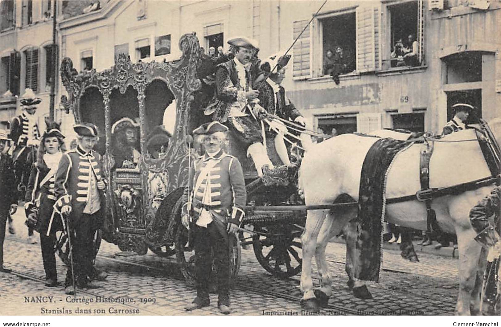 NANCY - Cortège Historique 1909 - Stanislas Dans Son Carrosse - Très Bon état - Nancy