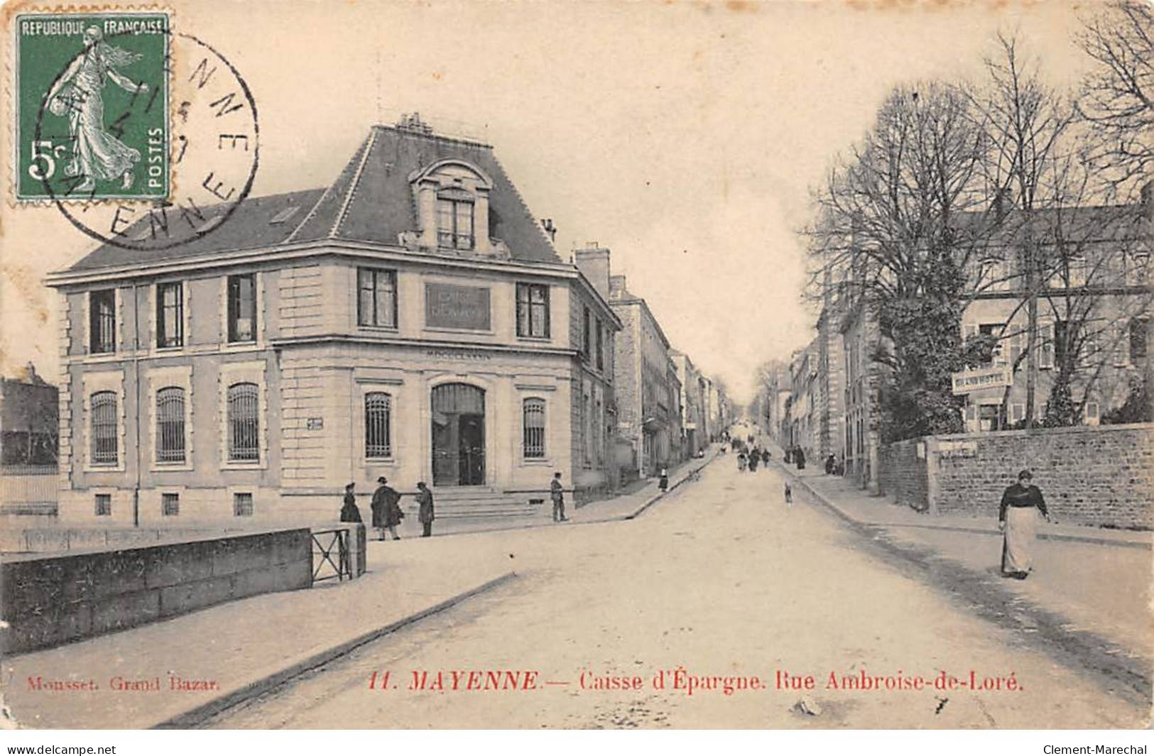 MAYENNE - Caisse D'Epargne - Rue Ambroise De Loré - état - Mayenne