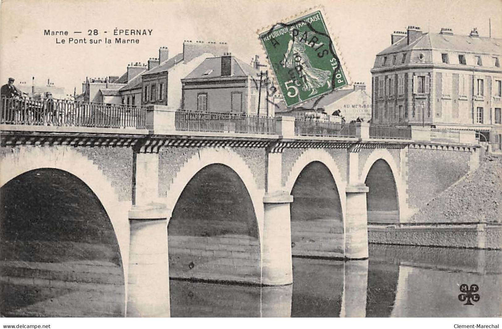 EPERNAY - Le Pont Sur La Marne - Très Bon état - Epernay