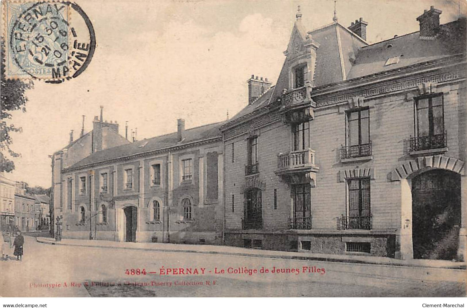 EPERNAY - Le Collège De Jeunes Filles - Très Bon état - Epernay