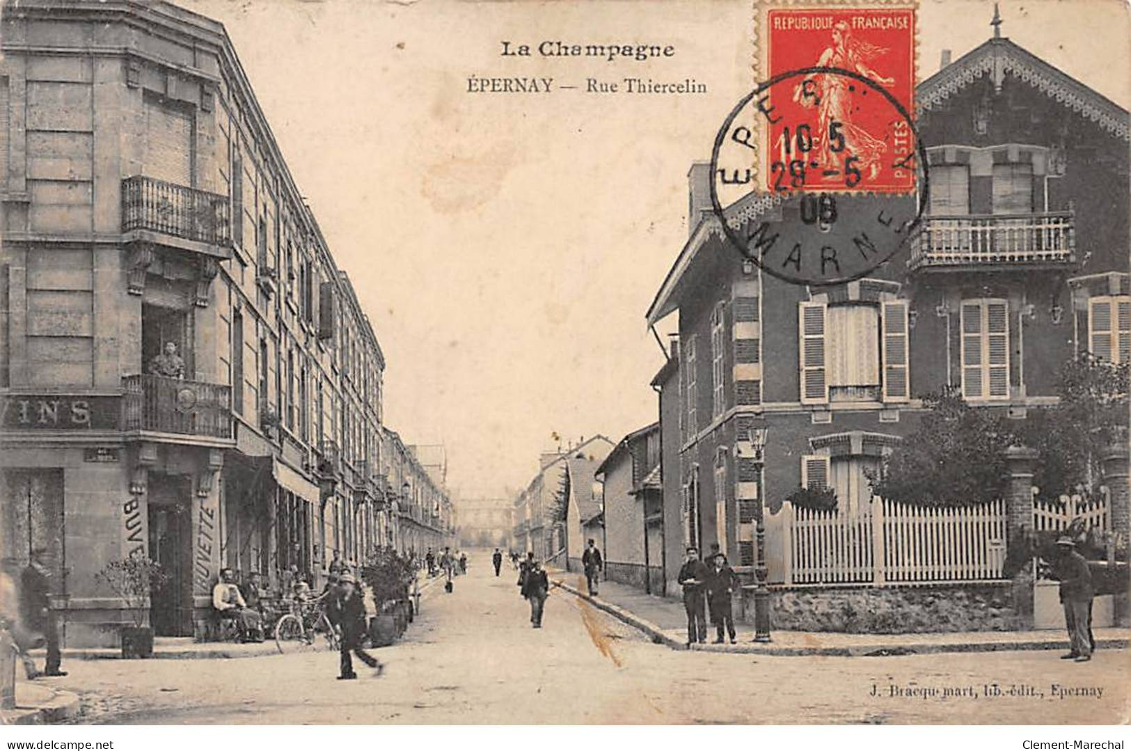 EPERNAY - Rue Thiercelin - état - Epernay