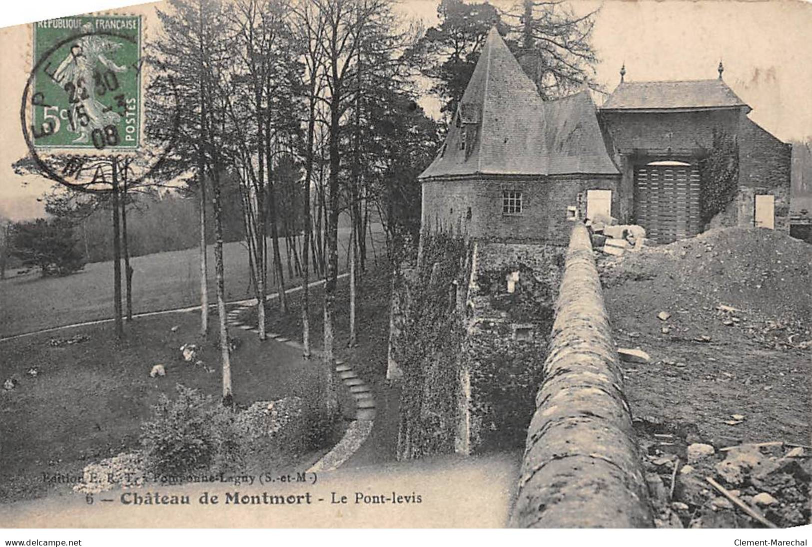 Château De MONTMORT - Le Pont Levis - Très Bon état - Montmort Lucy