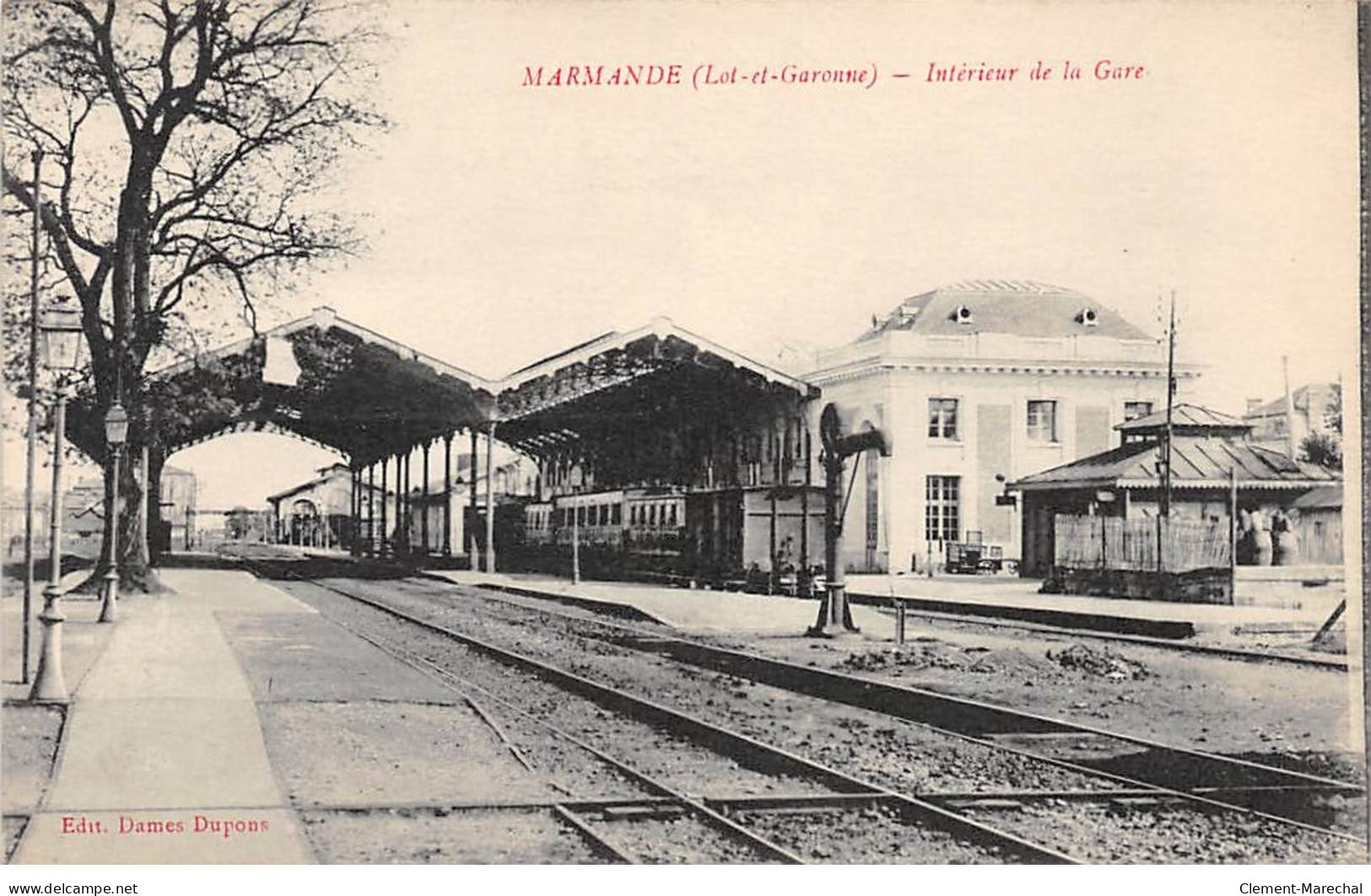 MARMANDE - Intérieur De La Gare - Très Bon état - Marmande