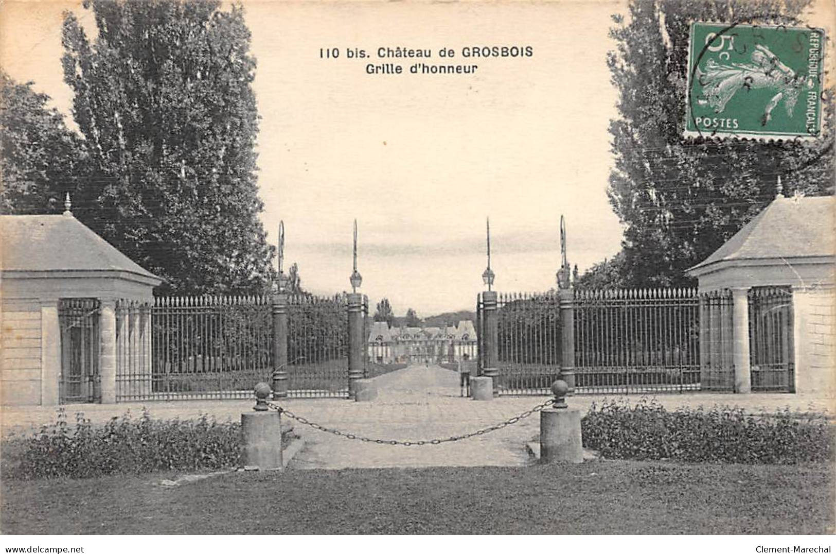 Château De GROSBOIS - Grille D'Honneur - Très Bon état - Otros & Sin Clasificación