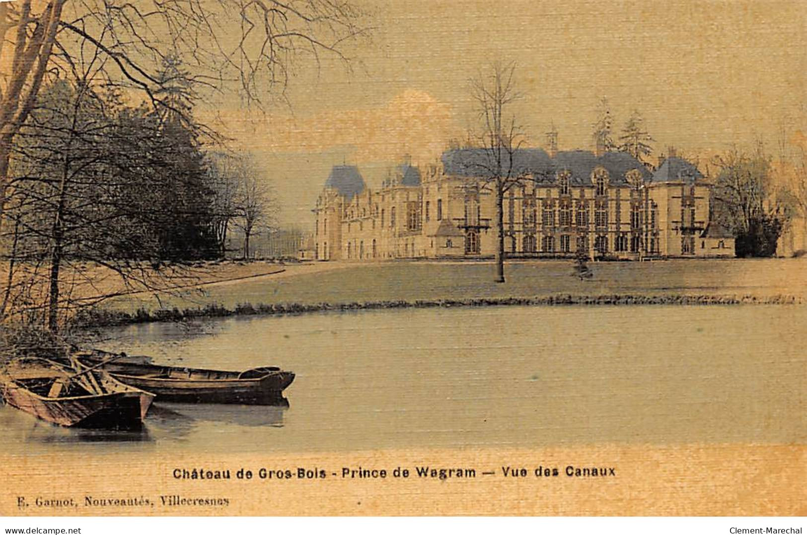 Château De GROSBOIS - Prince De Wagram - Vue Des Canaux - Très Bon état - Sonstige & Ohne Zuordnung