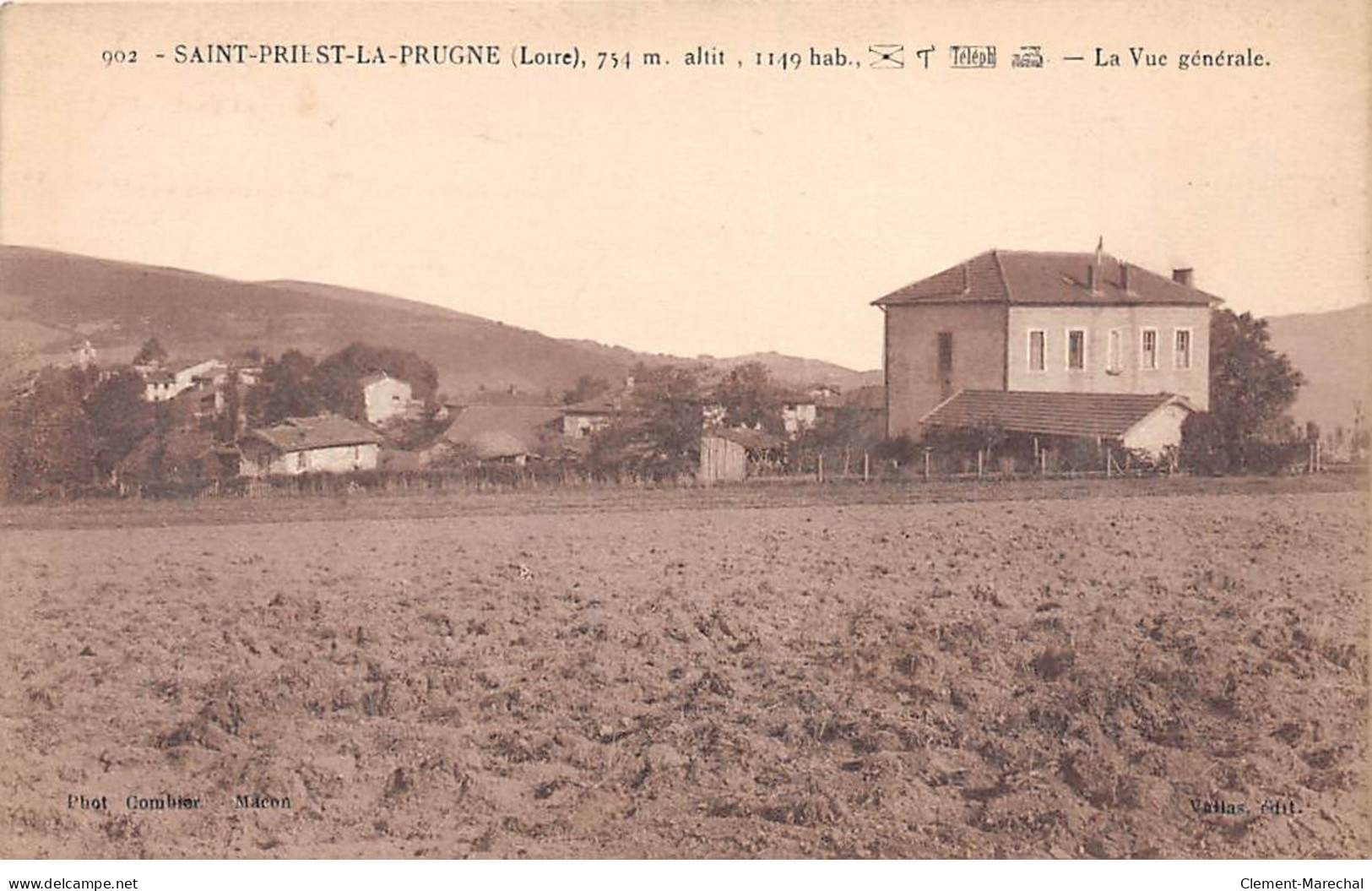 SAINT PRIEST LA PRUGNE - Le Vue Générale - Très Bon état - Autres & Non Classés