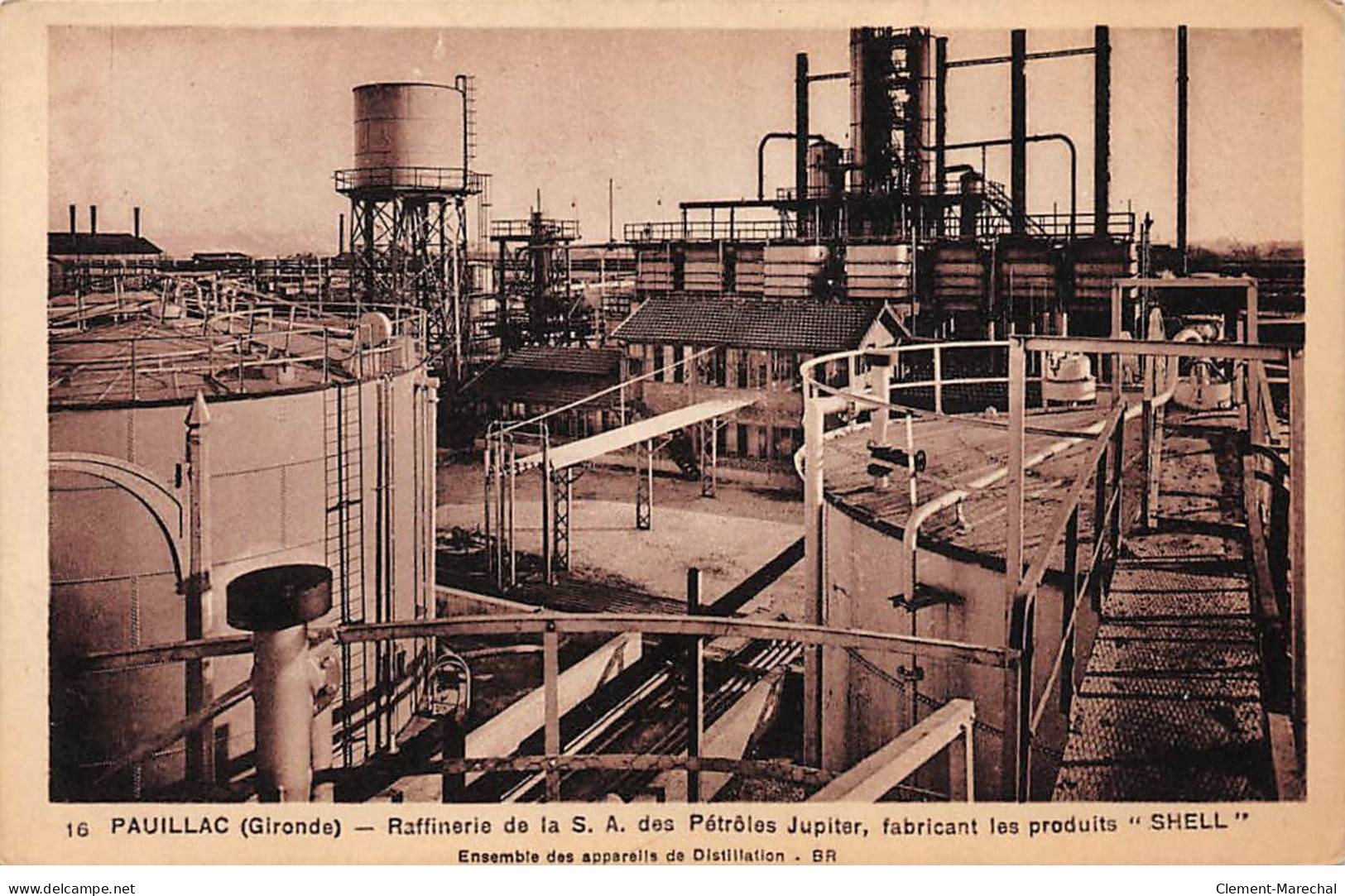 PAUILLAC - Raffinerie De La S. A. Des Pétroles Jupiter, Fabriquant Des Produits " SHELL " - Très Bon état - Pauillac